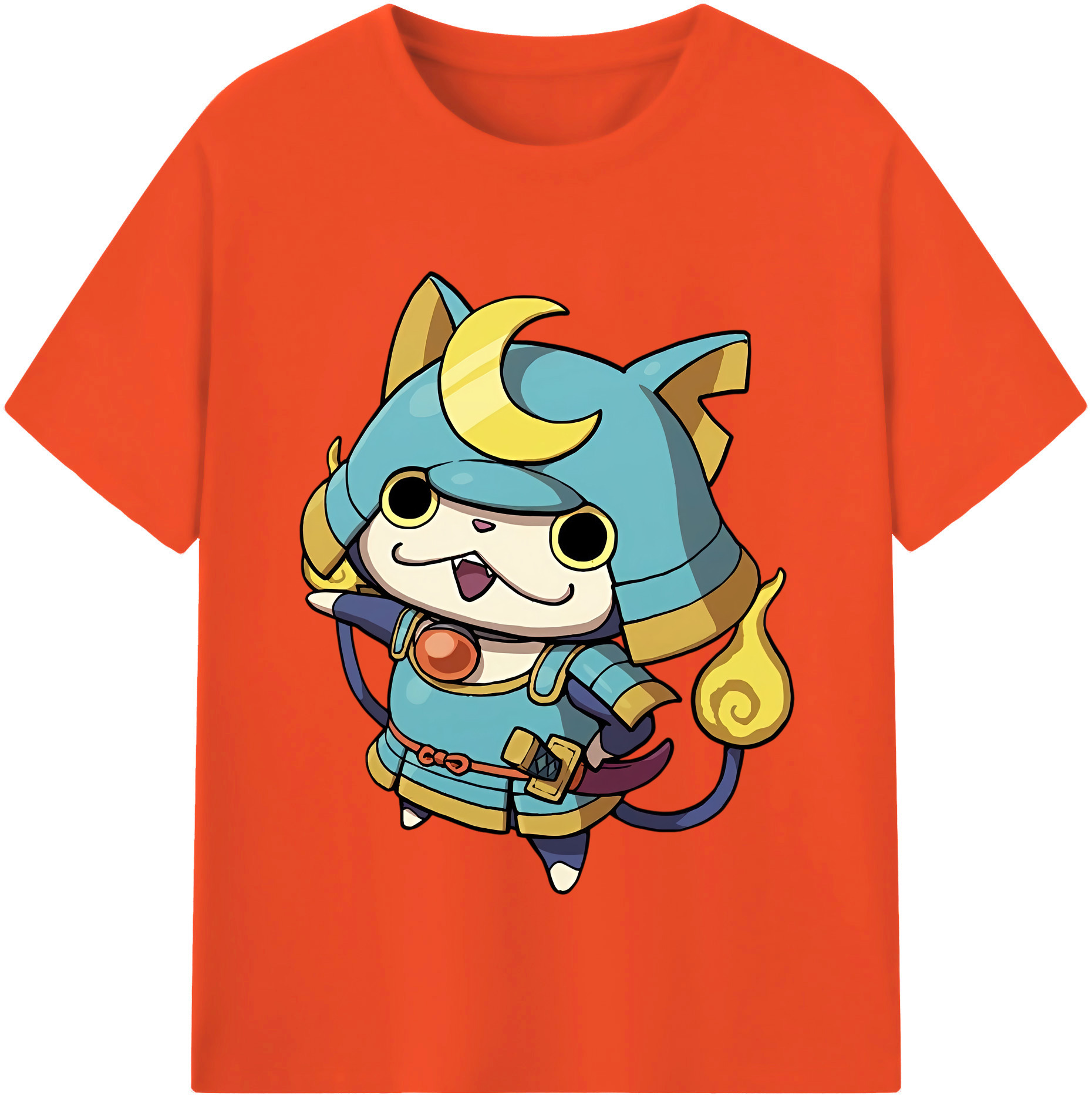 （画像用） 妖怪ウォッチ Yo-kai Watch 綿100％半袖Tシャツ（フロントプリント）