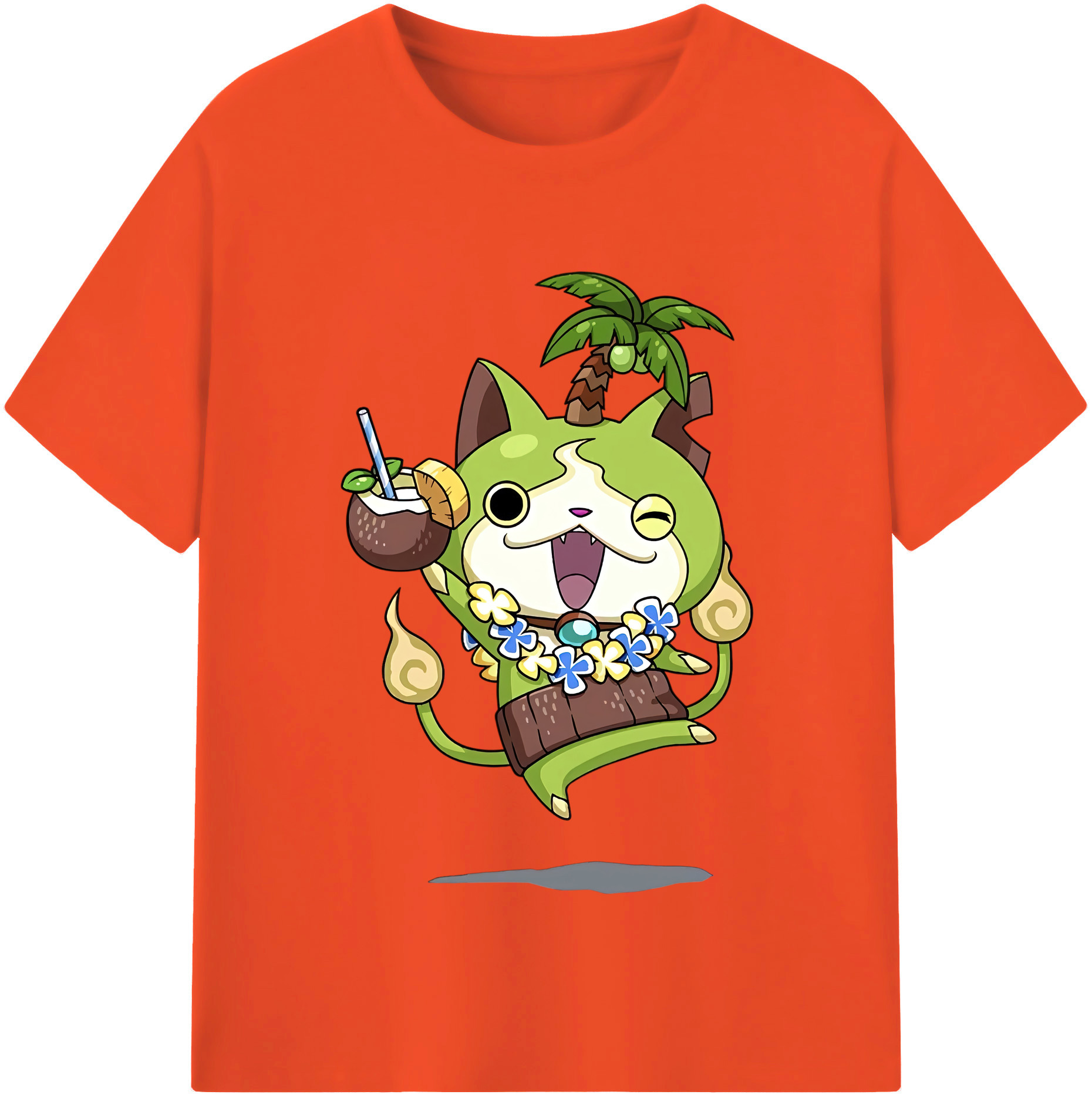（画像用） 妖怪ウォッチ Yo-kai Watch 綿100％半袖Tシャツ（フロントプリント）