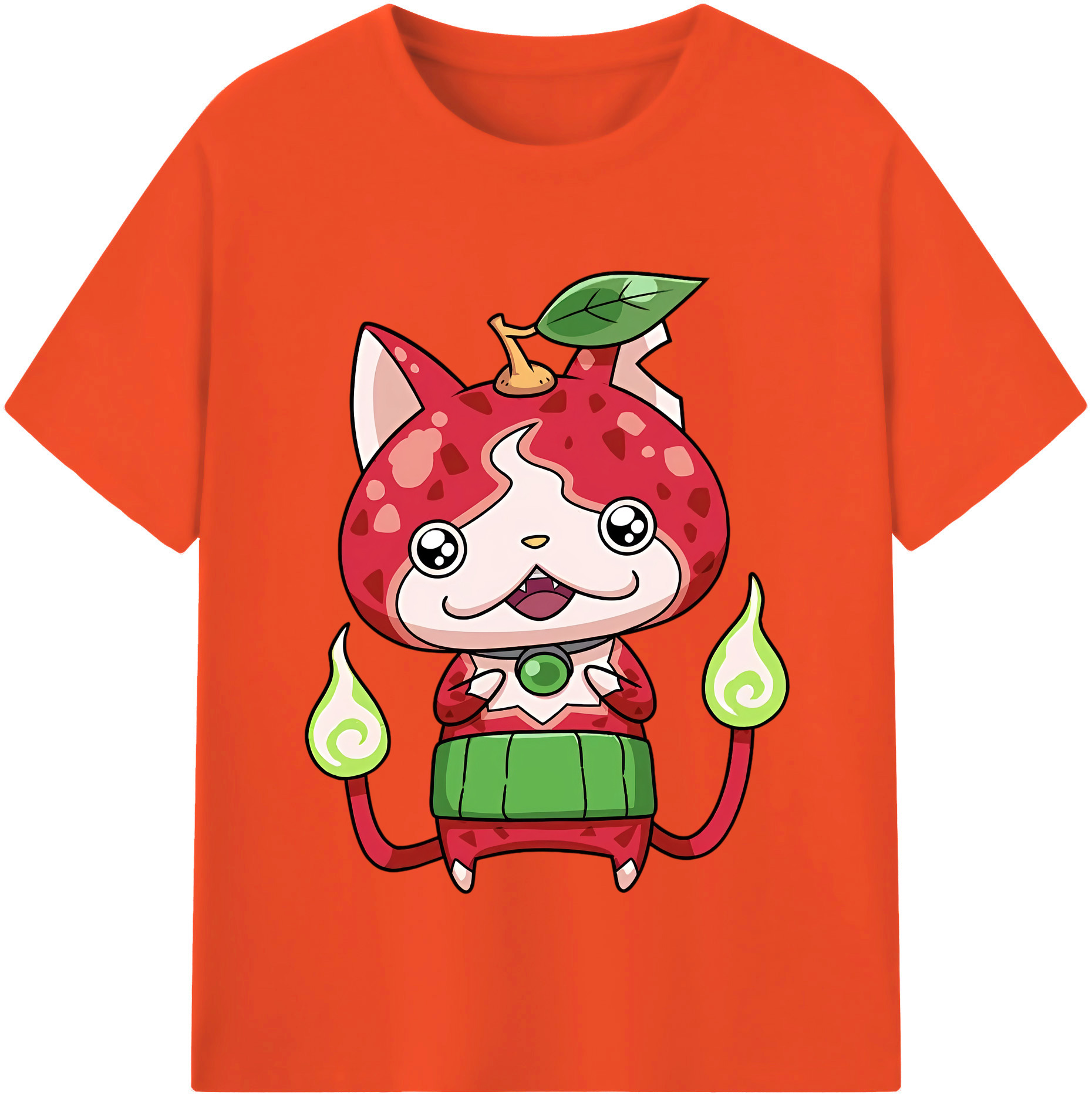 （画像用） 妖怪ウォッチ Yo-kai Watch 綿100％半袖Tシャツ（フロントプリント）