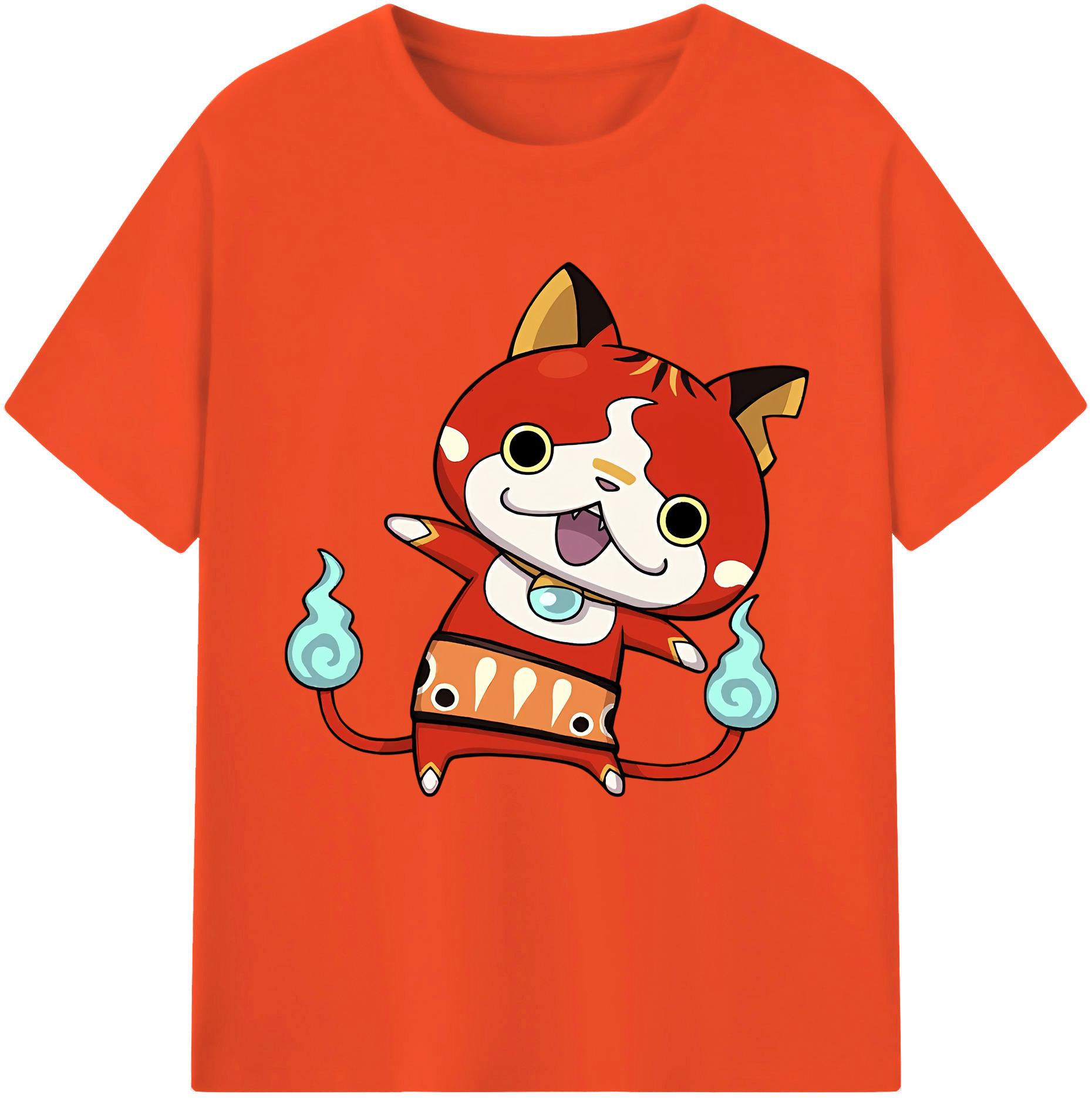 （画像用） 妖怪ウォッチ Yo-kai Watch 綿100％半袖Tシャツ（フロントプリント）