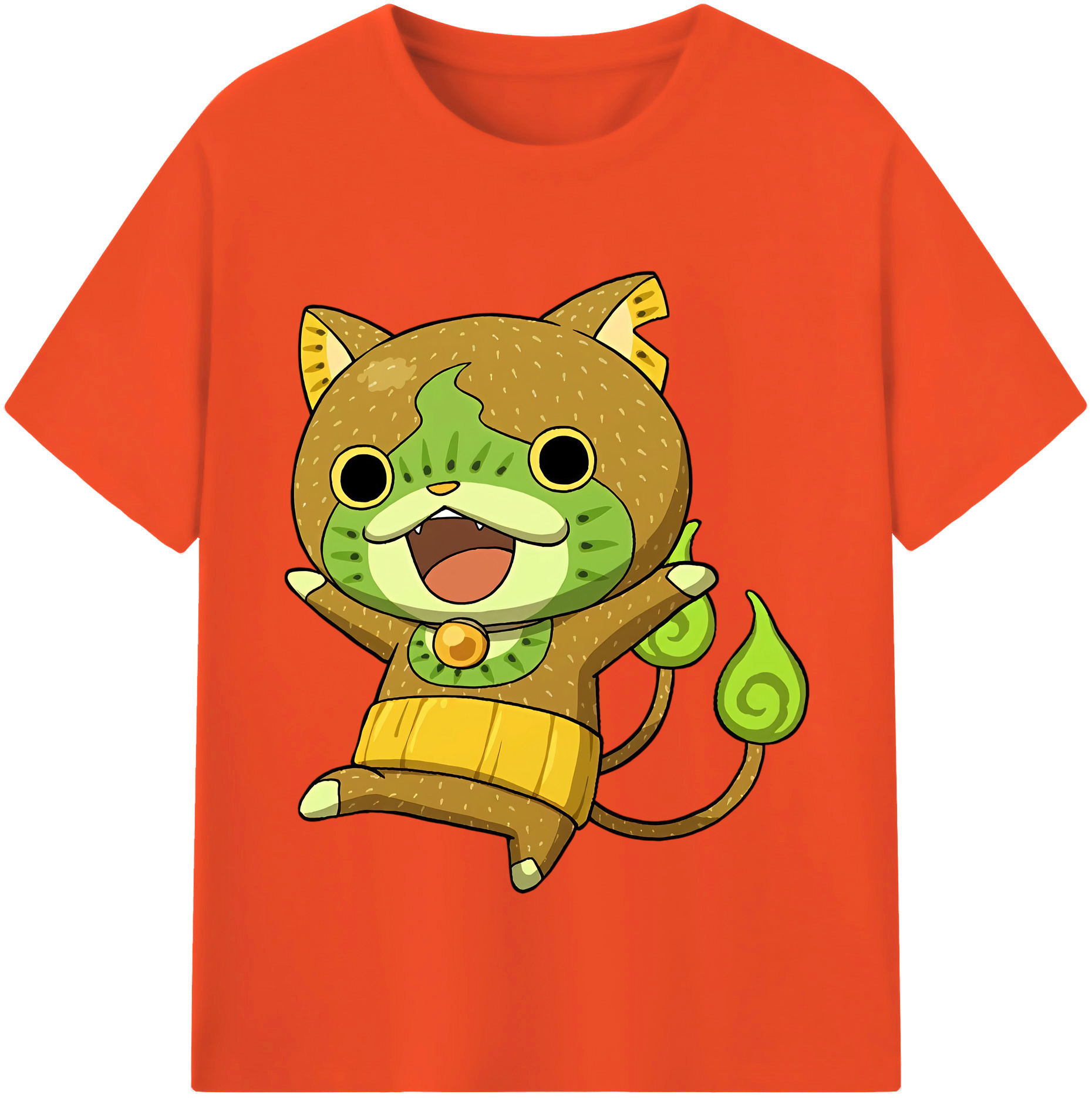 （画像用） 妖怪ウォッチ Yo-kai Watch 綿100％半袖Tシャツ（フロントプリント）