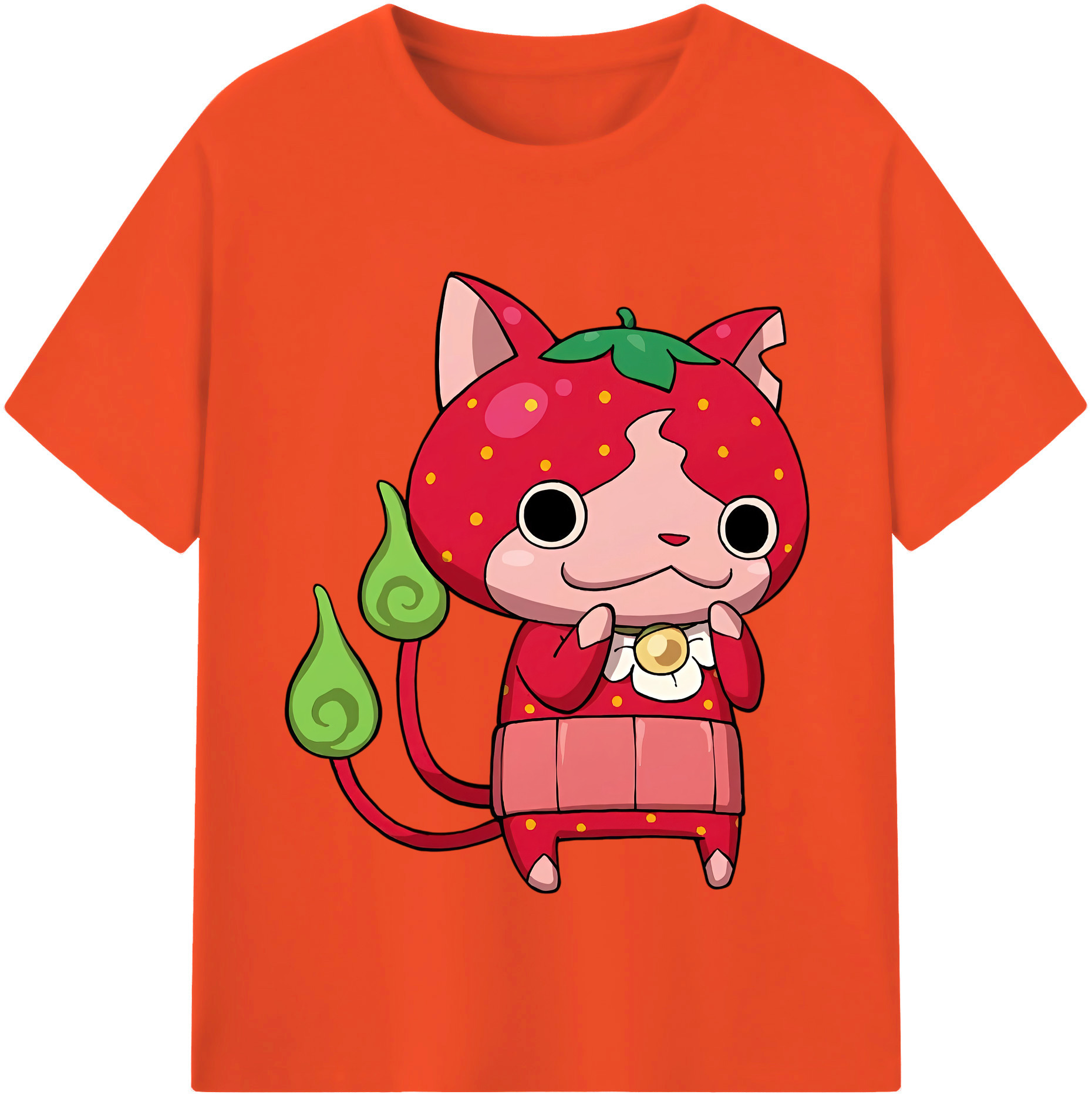（画像用） 妖怪ウォッチ Yo-kai Watch 綿100％半袖Tシャツ（フロントプリント）