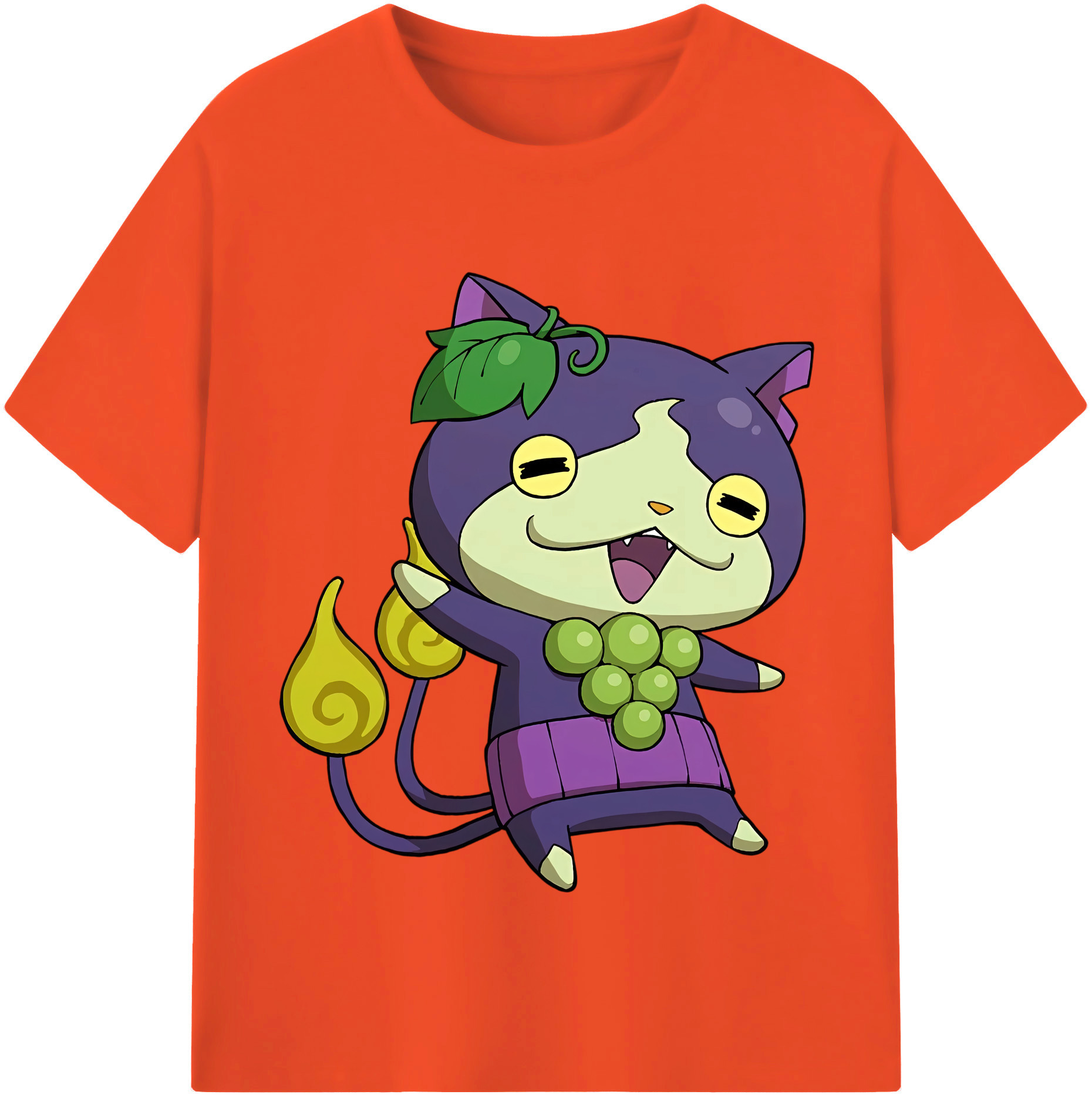 （画像用） 妖怪ウォッチ Yo-kai Watch 綿100％半袖Tシャツ（フロントプリント）