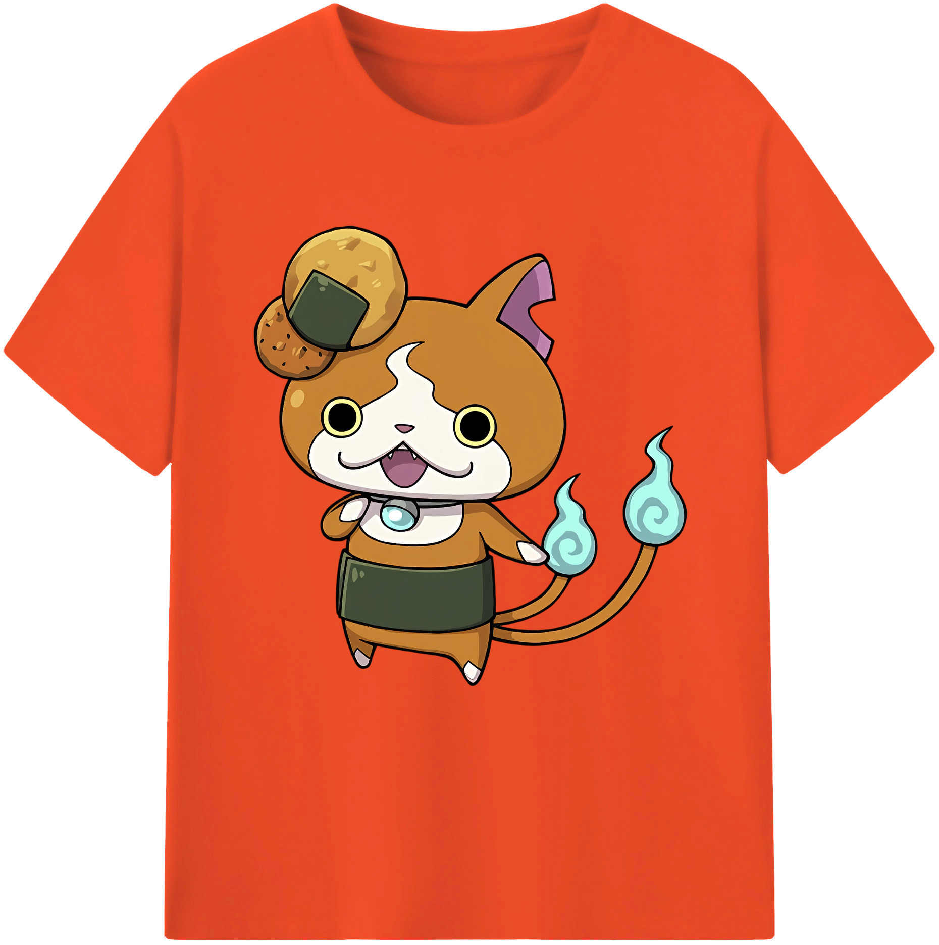 （画像用） 妖怪ウォッチ Yo-kai Watch 綿100％半袖Tシャツ（フロントプリント）