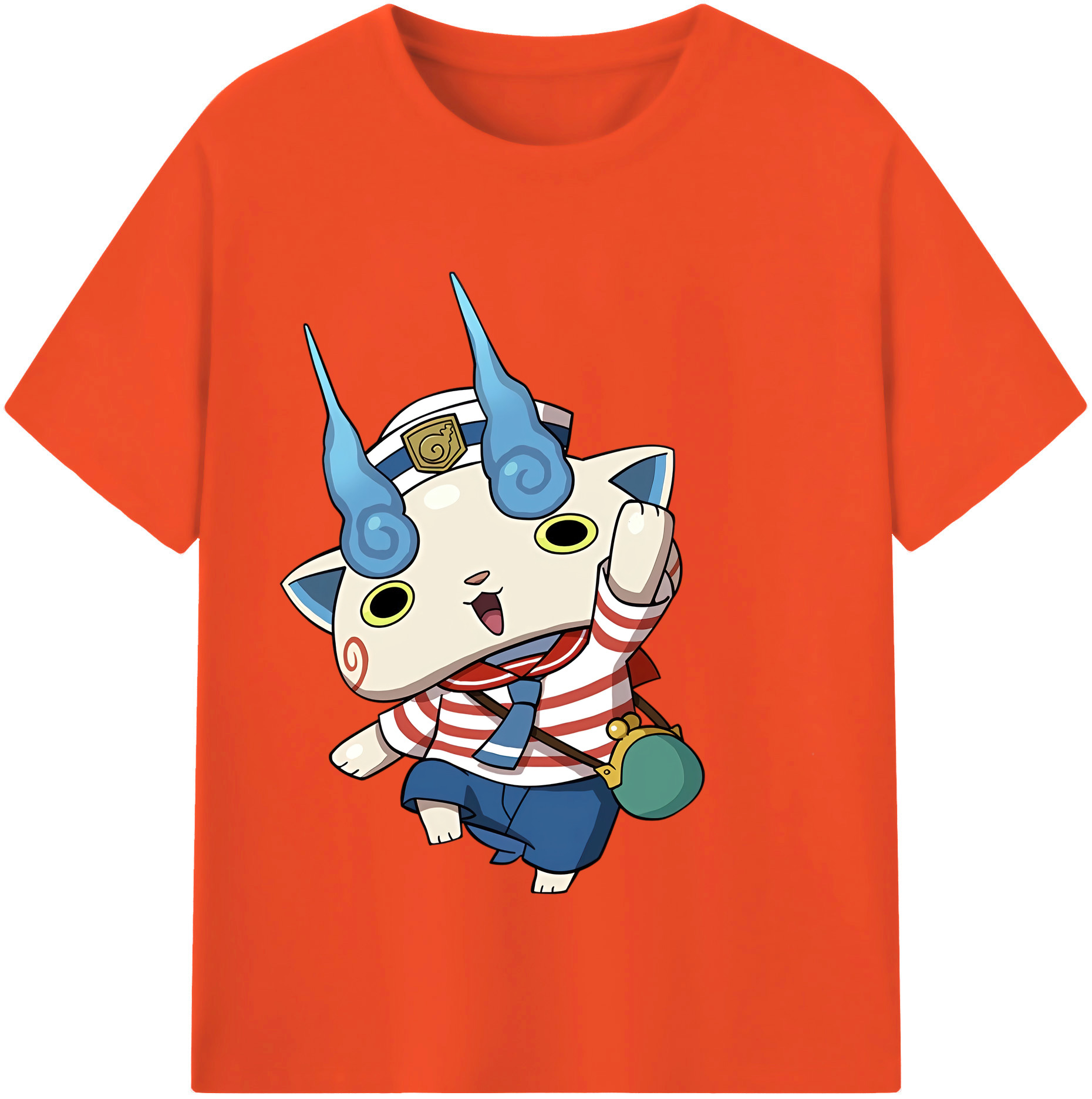 （画像用） 妖怪ウォッチ Yo-kai Watch 綿100％半袖Tシャツ（フロントプリント）