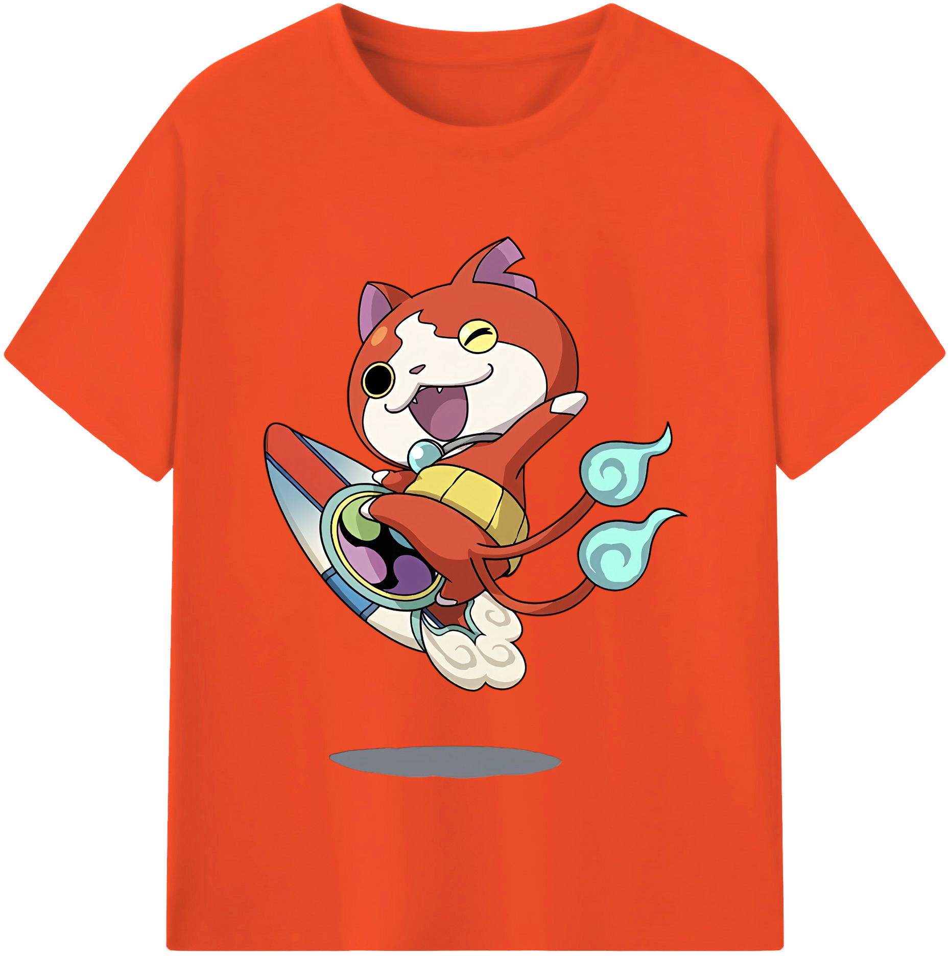 （画像用） 妖怪ウォッチ Yo-kai Watch 綿100％半袖Tシャツ（フロントプリント）