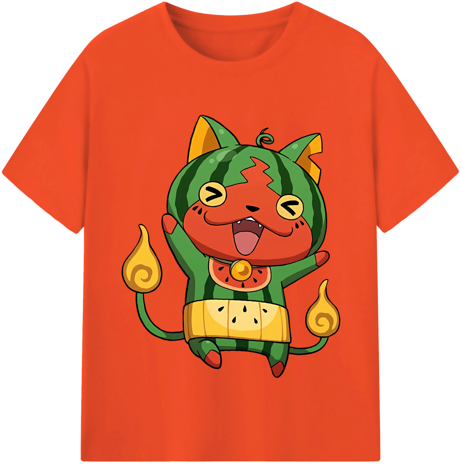 （画像用） 妖怪ウォッチ Yo-kai Watch 綿100％半袖Tシャツ（フロントプリント）