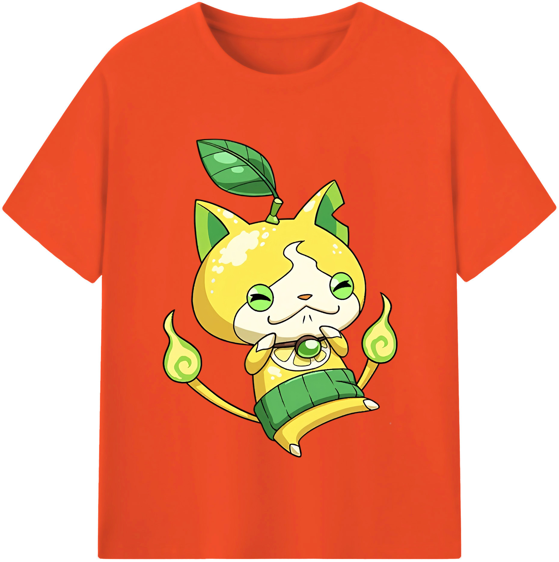（画像用） 妖怪ウォッチ Yo-kai Watch 綿100％半袖Tシャツ（フロントプリント）