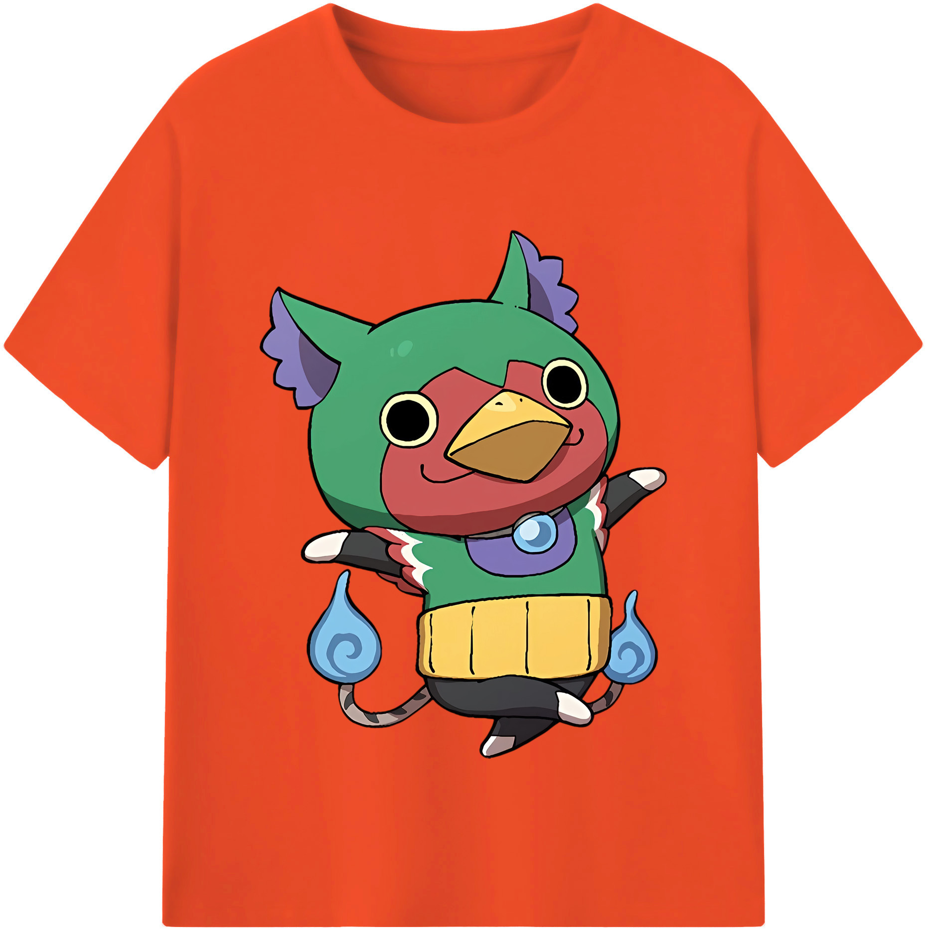 （画像用） 妖怪ウォッチ Yo-kai Watch 綿100％半袖Tシャツ（フロントプリント）