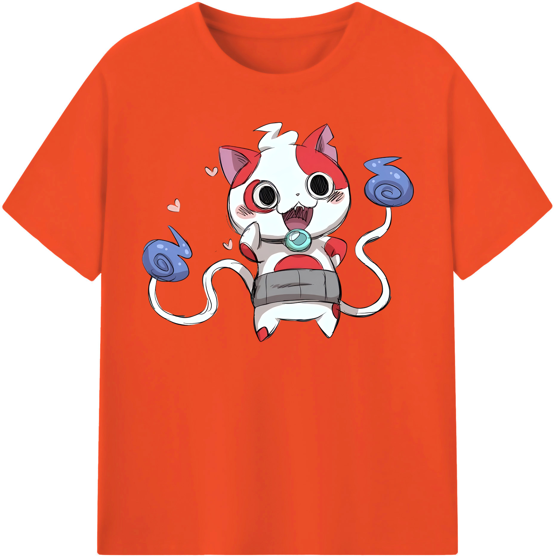 （画像用） 妖怪ウォッチ Yo-kai Watch 綿100％半袖Tシャツ（フロントプリント）