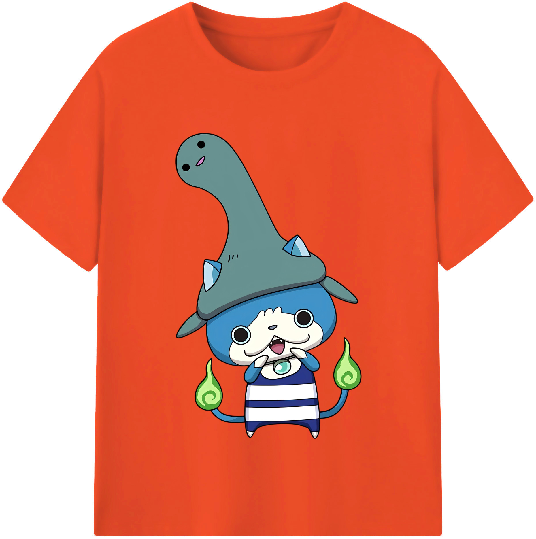 （画像用） 妖怪ウォッチ Yo-kai Watch 綿100％半袖Tシャツ（フロントプリント）