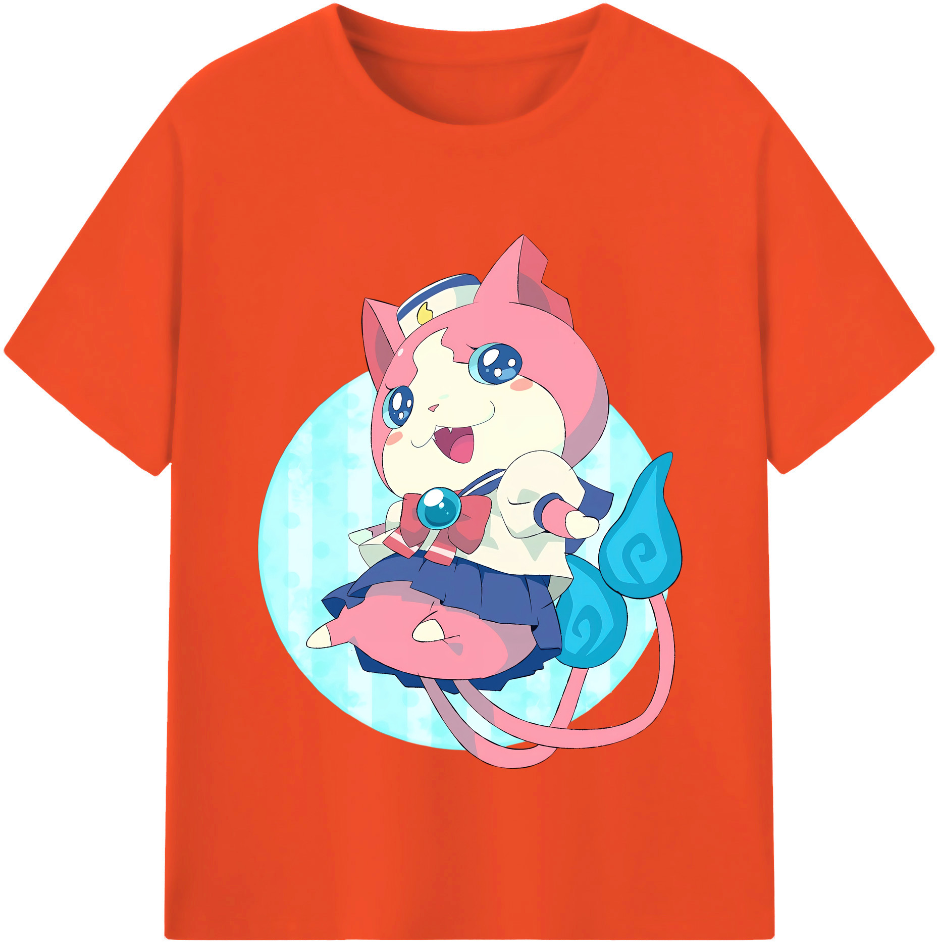 （画像用） 妖怪ウォッチ Yo-kai Watch 綿100％半袖Tシャツ（フロントプリント）