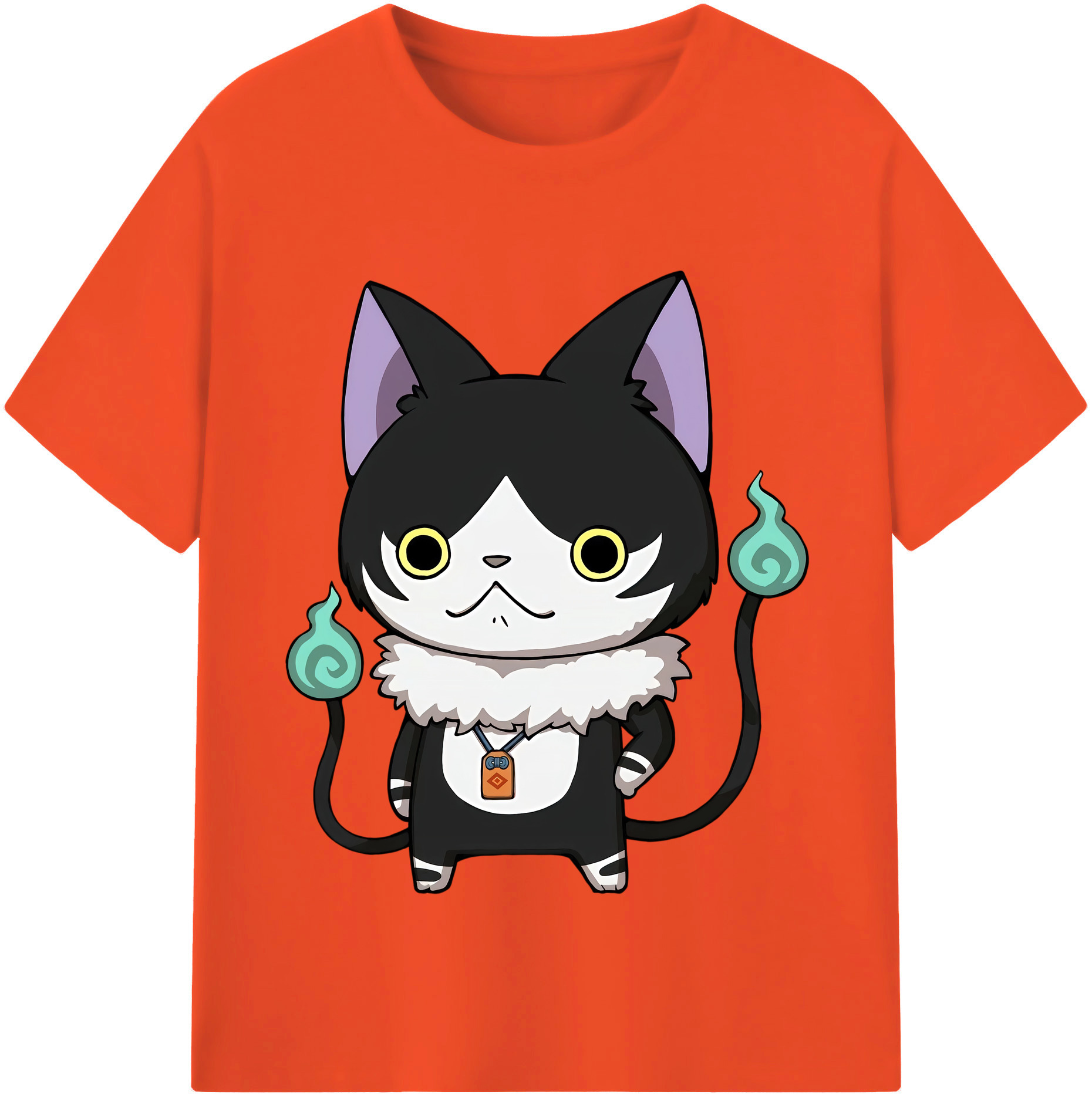 （画像用） 妖怪ウォッチ Yo-kai Watch 綿100％半袖Tシャツ（フロントプリント）