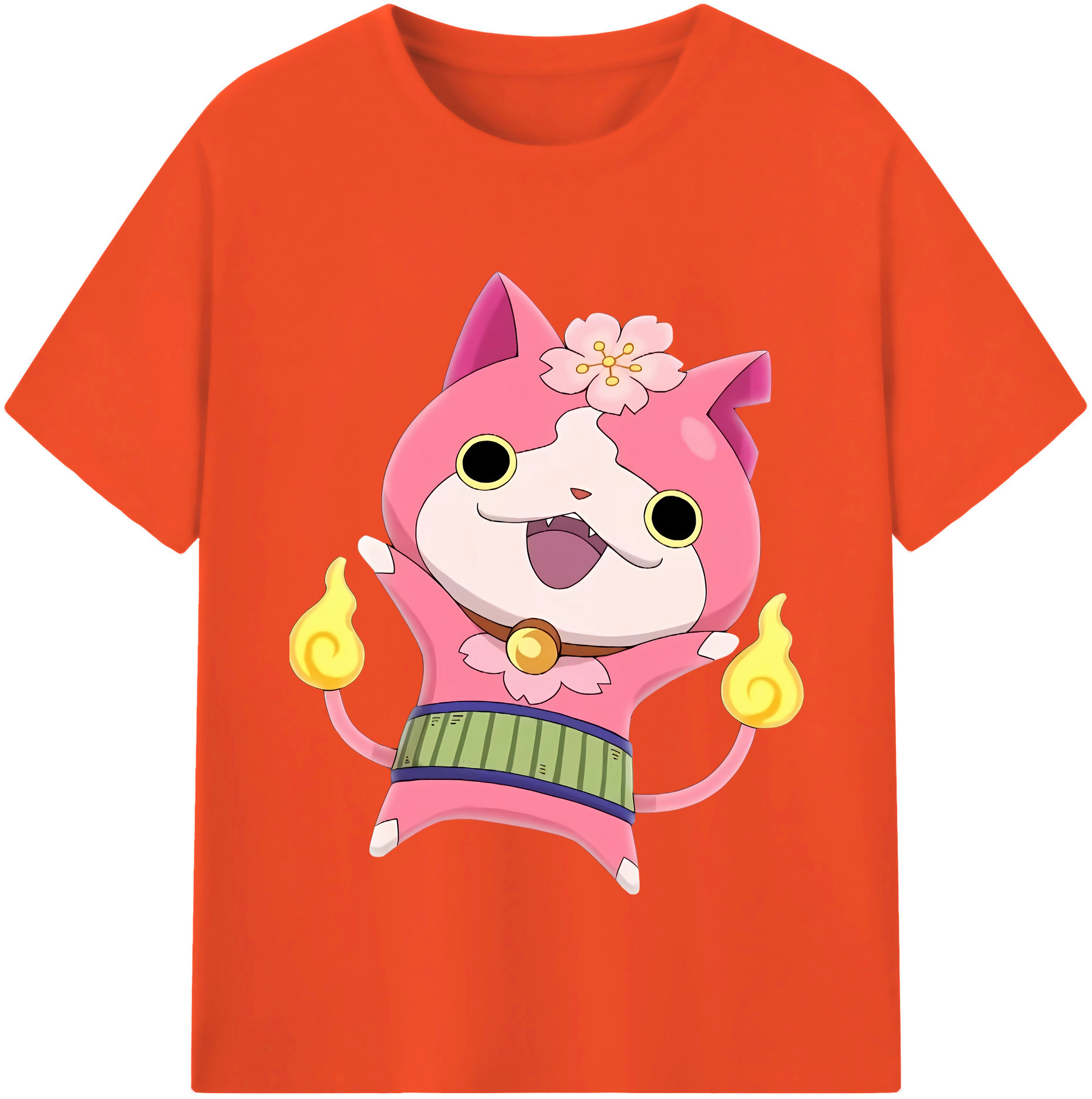 （画像用） 妖怪ウォッチ Yo-kai Watch 綿100％半袖Tシャツ（フロントプリント）