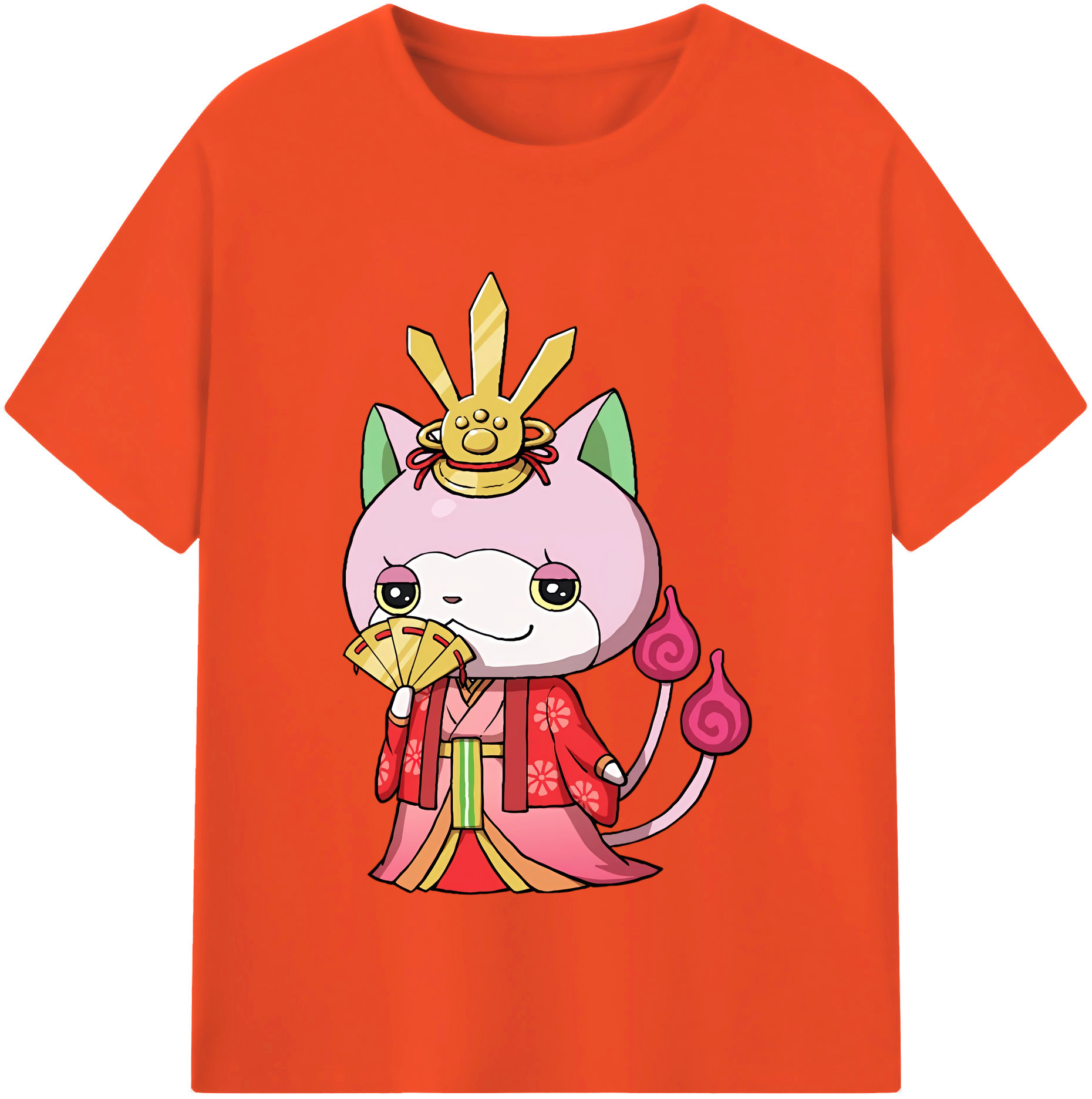 （画像用） 妖怪ウォッチ Yo-kai Watch 綿100％半袖Tシャツ（フロントプリント）