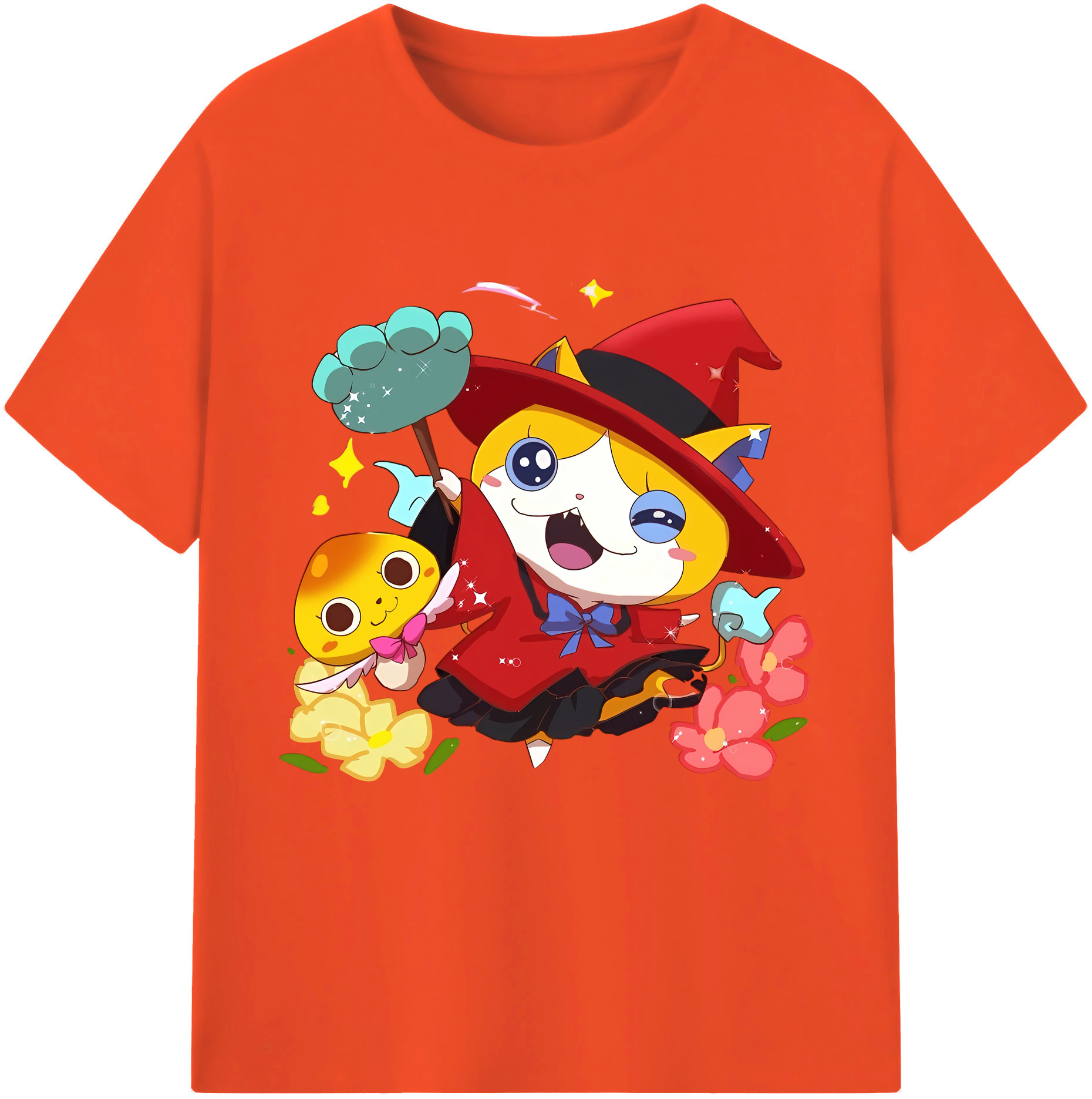 （画像用） 妖怪ウォッチ Yo-kai Watch 綿100％半袖Tシャツ（フロントプリント）