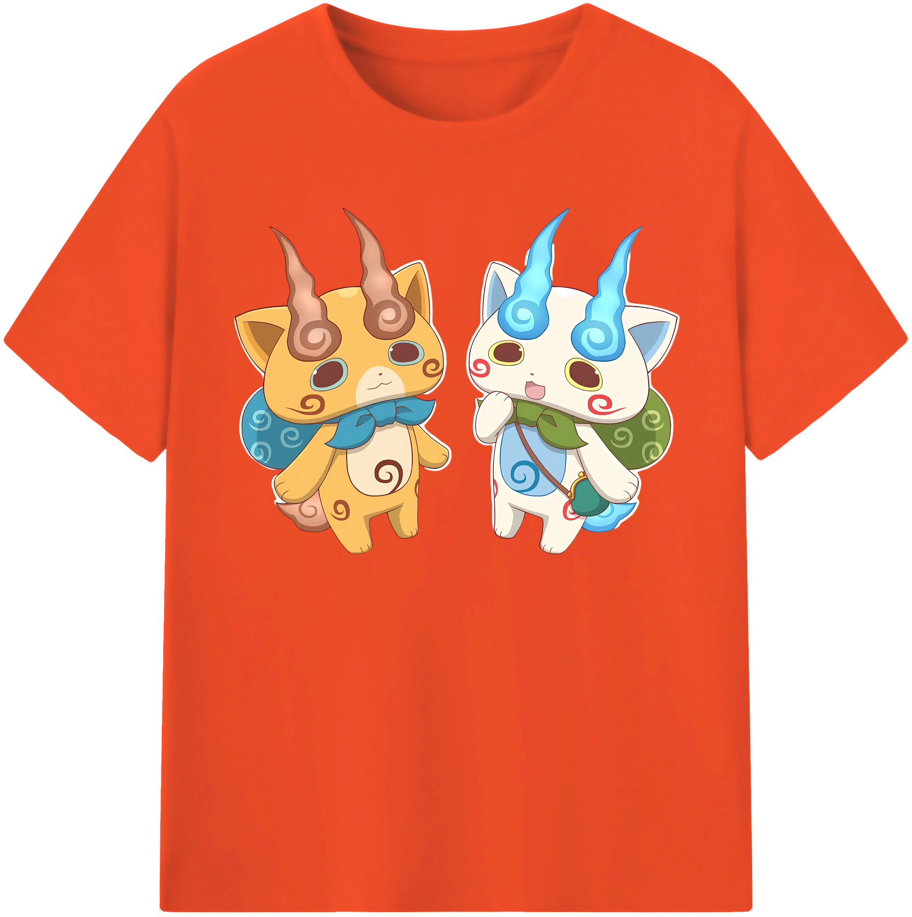 （画像用） 妖怪ウォッチ Yo-kai Watch 綿100％半袖Tシャツ（フロントプリント）