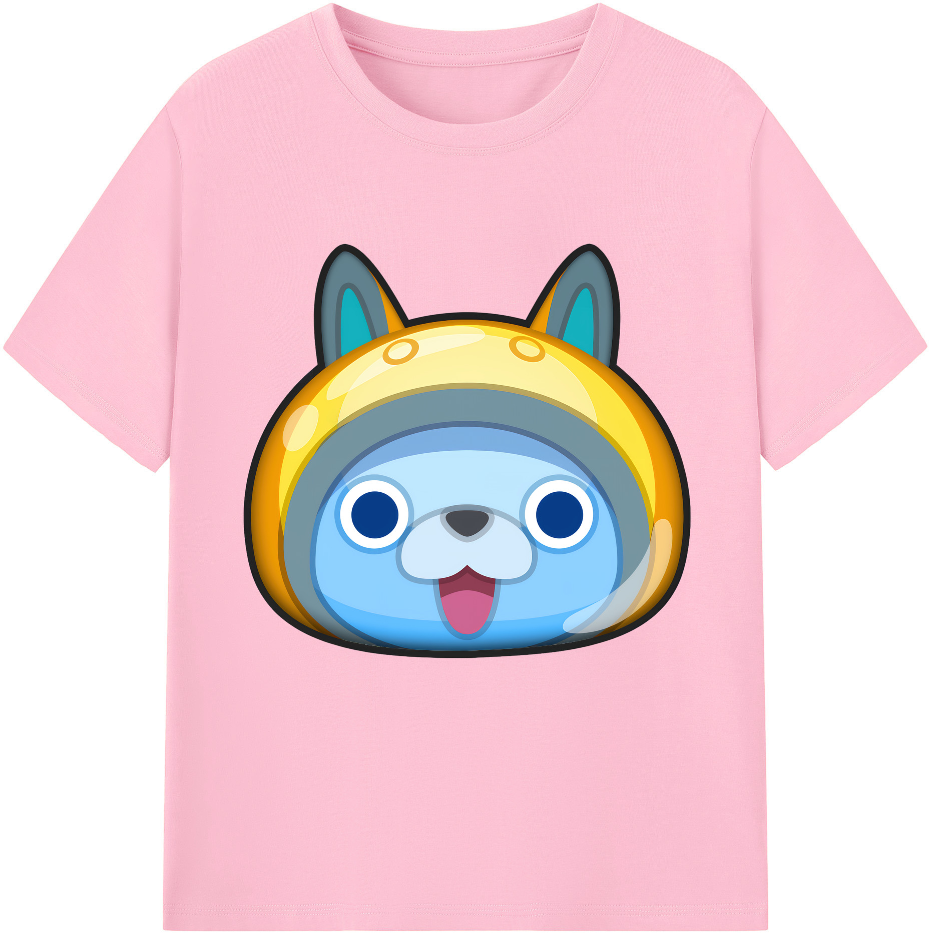 （画像用） 妖怪ウォッチ Yo-kai Watch 綿100％半袖Tシャツ（フロントプリント）
