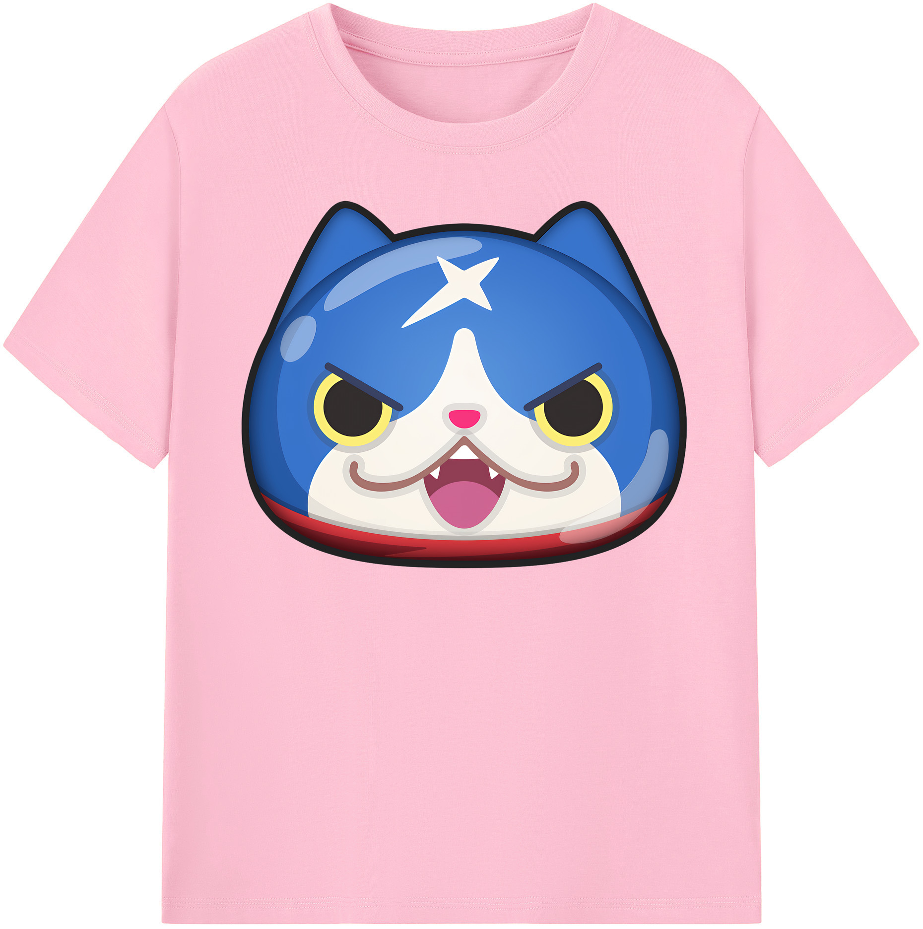 （画像用） 妖怪ウォッチ Yo-kai Watch 綿100％半袖Tシャツ（フロントプリント）