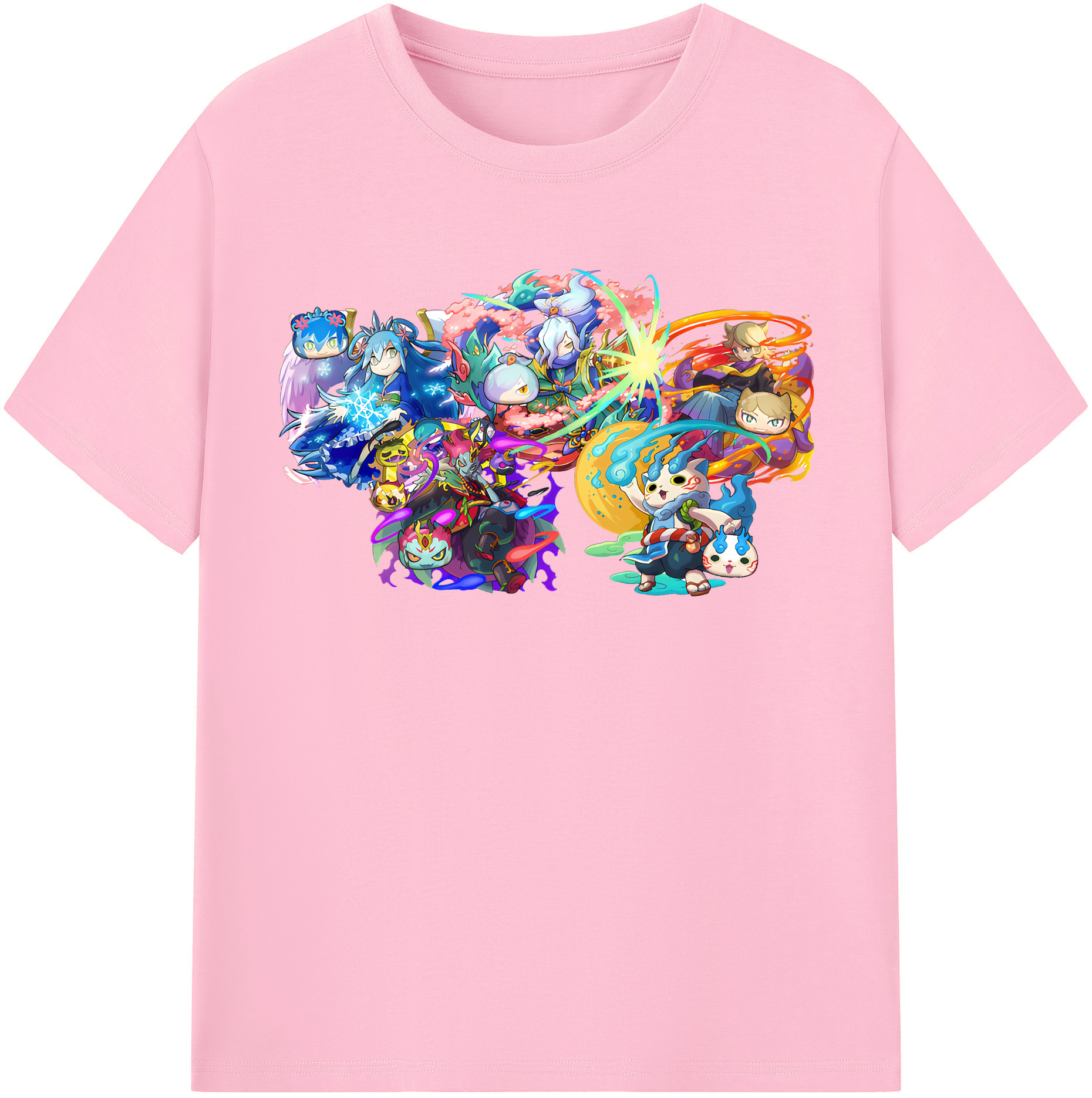（画像用） 妖怪ウォッチ Yo-kai Watch 綿100％半袖Tシャツ（フロントプリント）