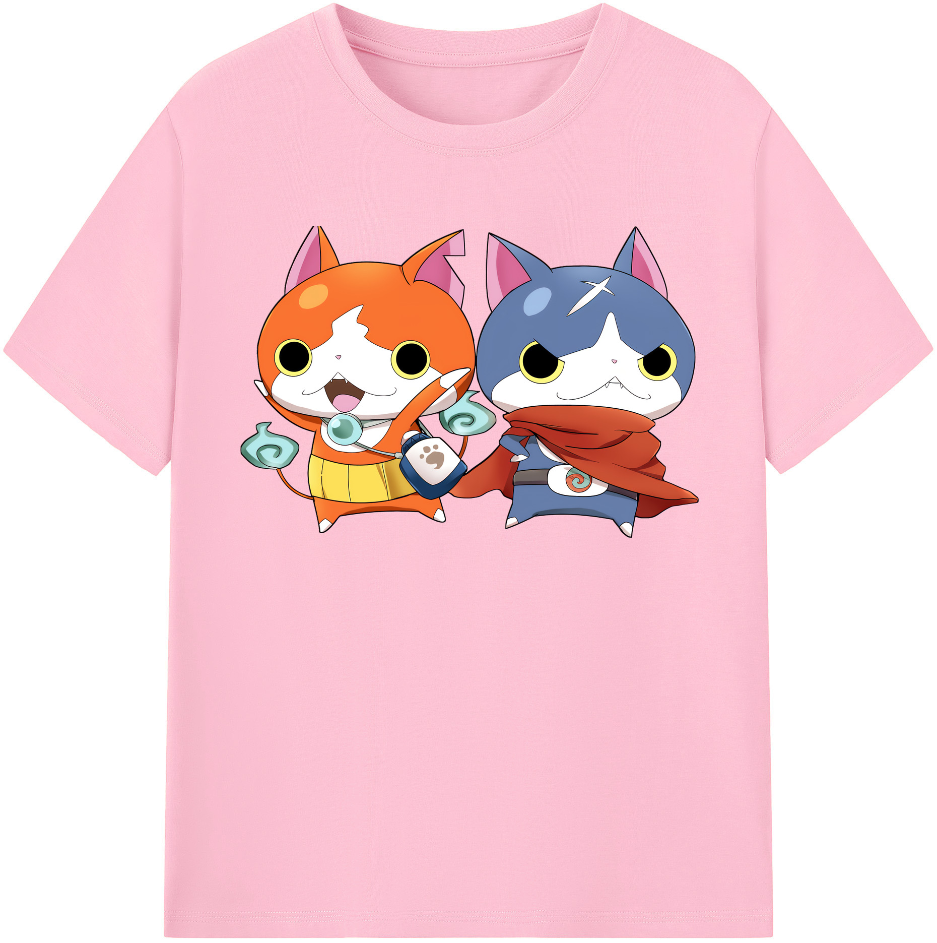 （画像用） 妖怪ウォッチ Yo-kai Watch 綿100％半袖Tシャツ（フロントプリント）