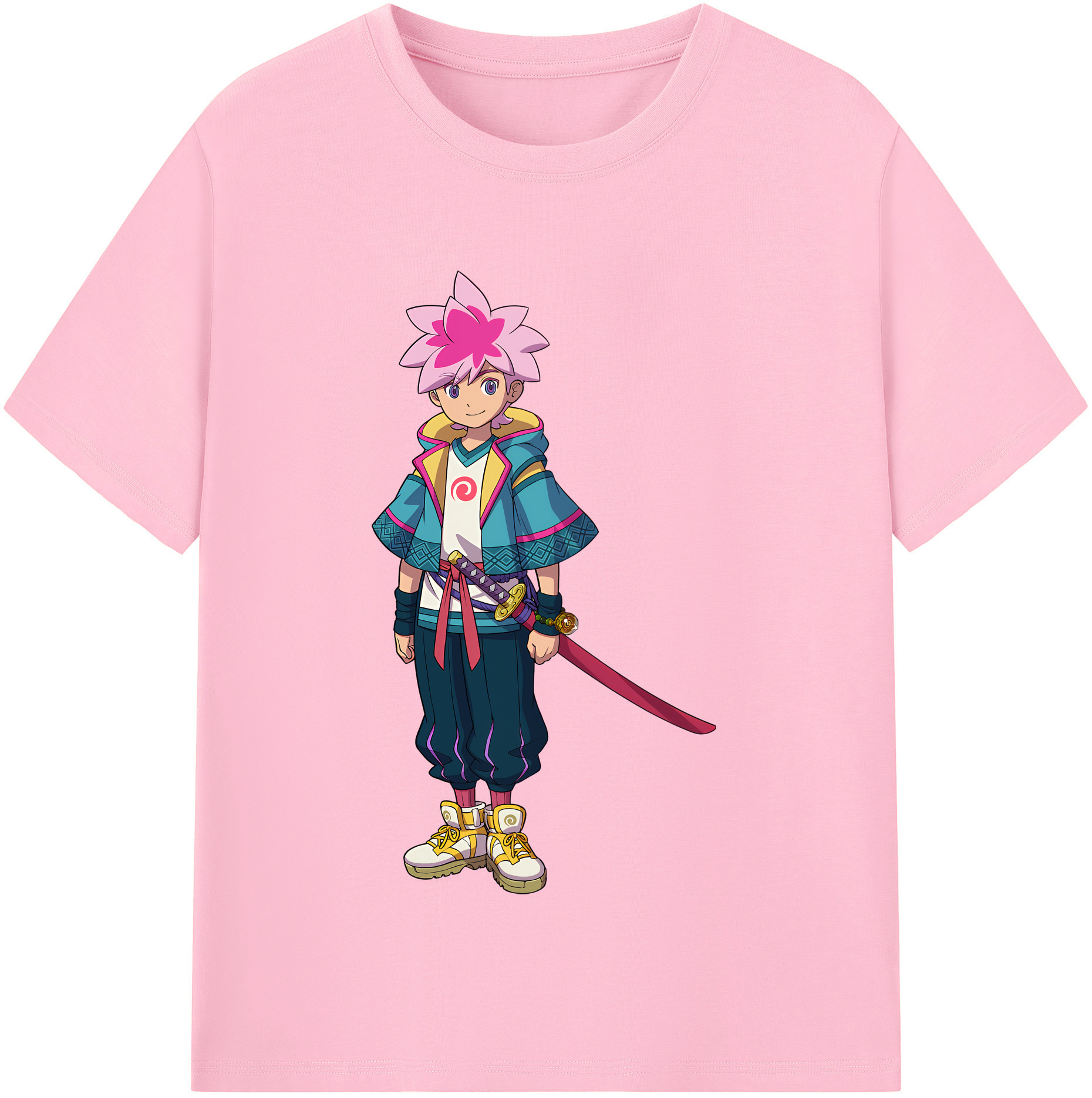 （画像用） 妖怪ウォッチ Yo-kai Watch 綿100％半袖Tシャツ（フロントプリント）