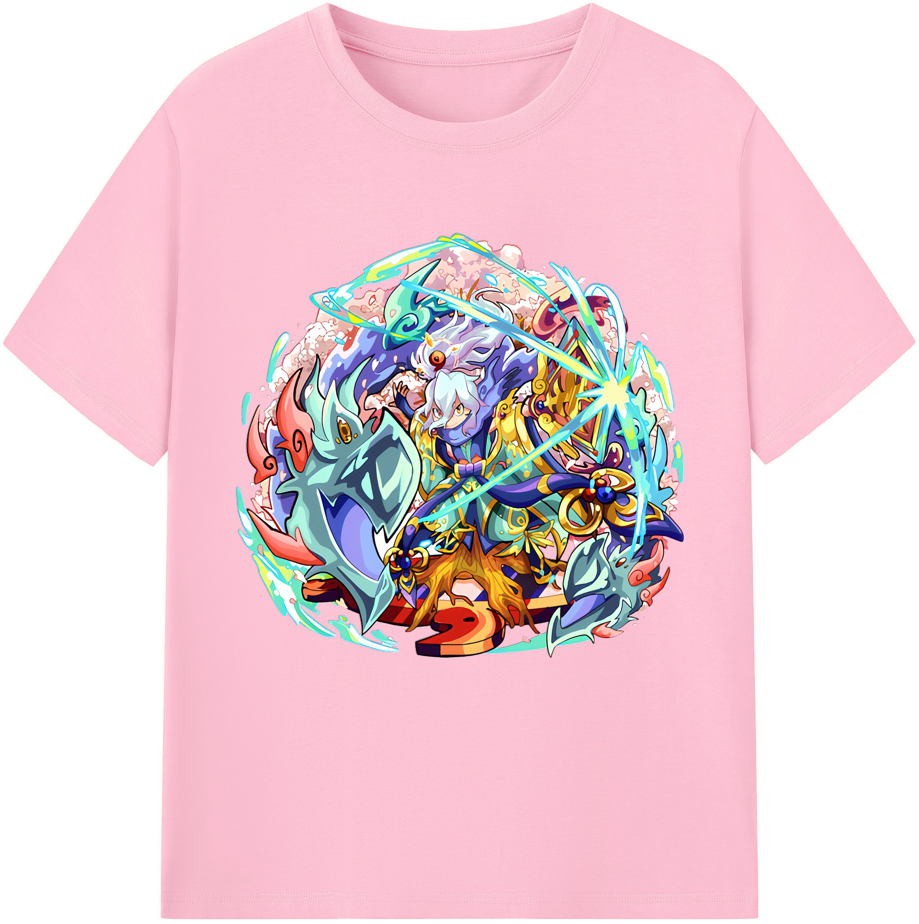 （画像用） 妖怪ウォッチ Yo-kai Watch 綿100％半袖Tシャツ（フロントプリント）