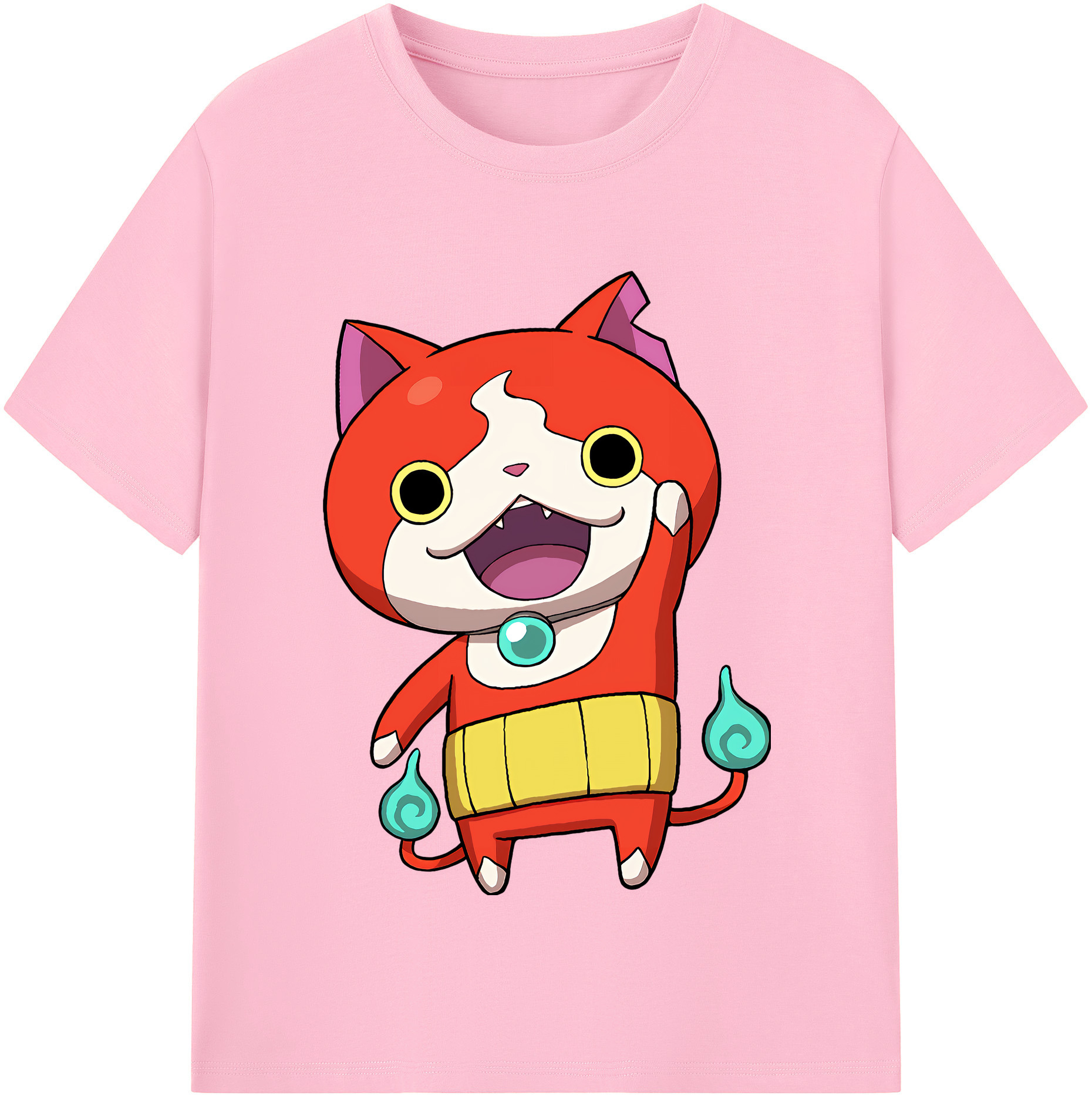 （画像用） 妖怪ウォッチ Yo-kai Watch 綿100％半袖Tシャツ（フロントプリント）