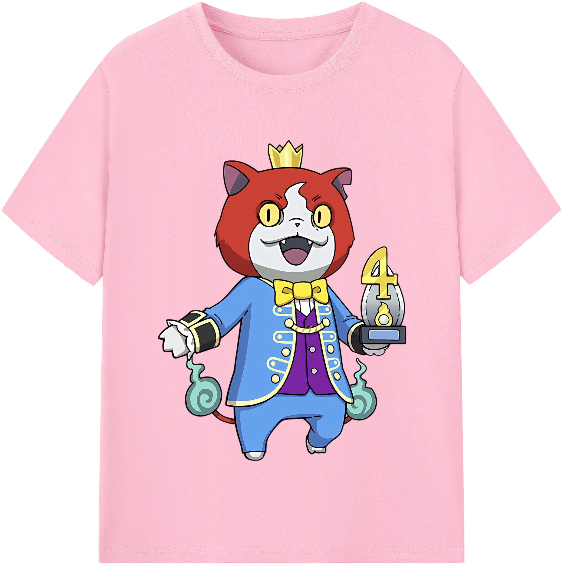 （画像用） 妖怪ウォッチ Yo-kai Watch 綿100％半袖Tシャツ（フロントプリント）