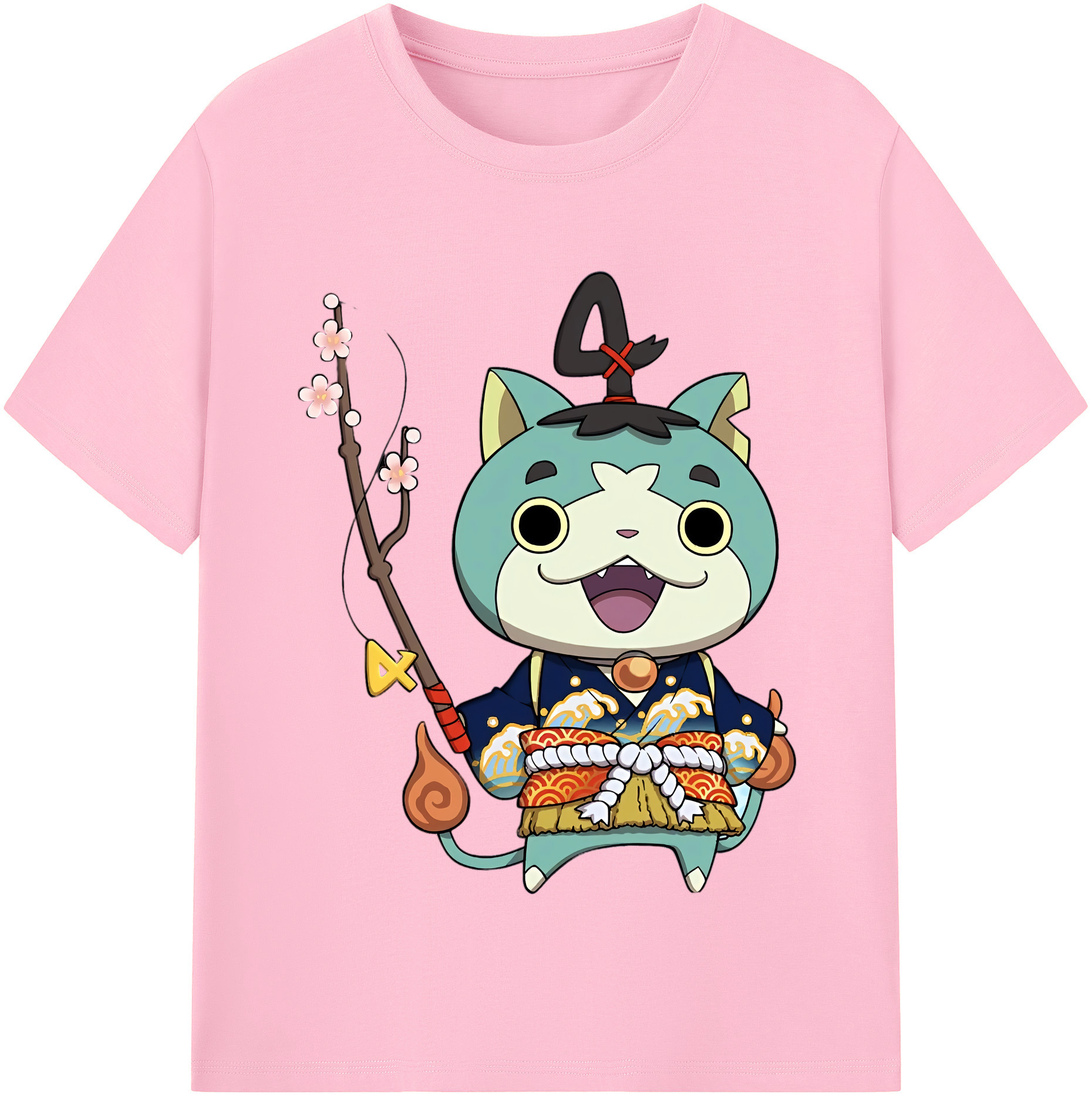 （画像用） 妖怪ウォッチ Yo-kai Watch 綿100％半袖Tシャツ（フロントプリント）