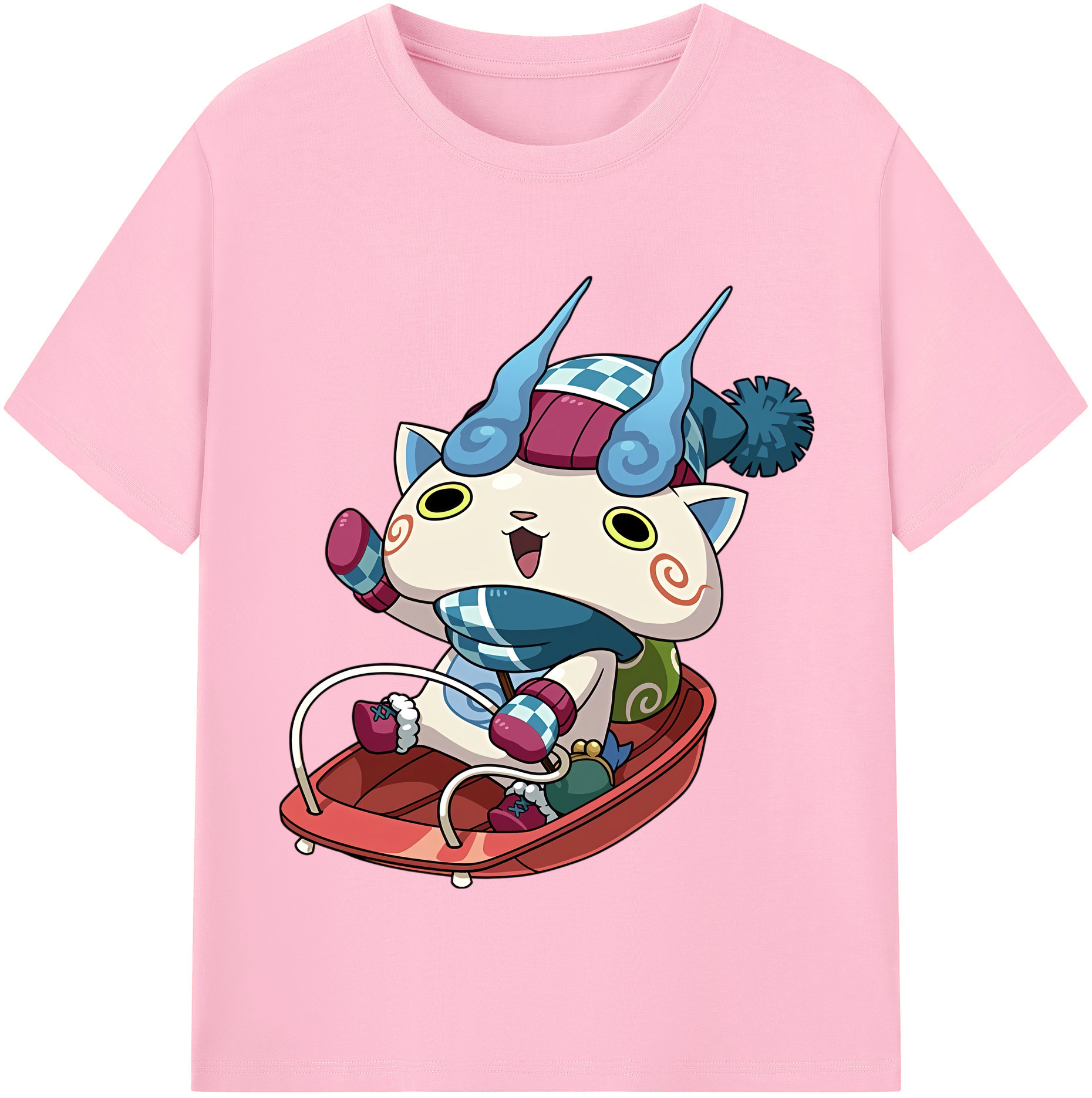 （画像用） 妖怪ウォッチ Yo-kai Watch 綿100％半袖Tシャツ（フロントプリント）