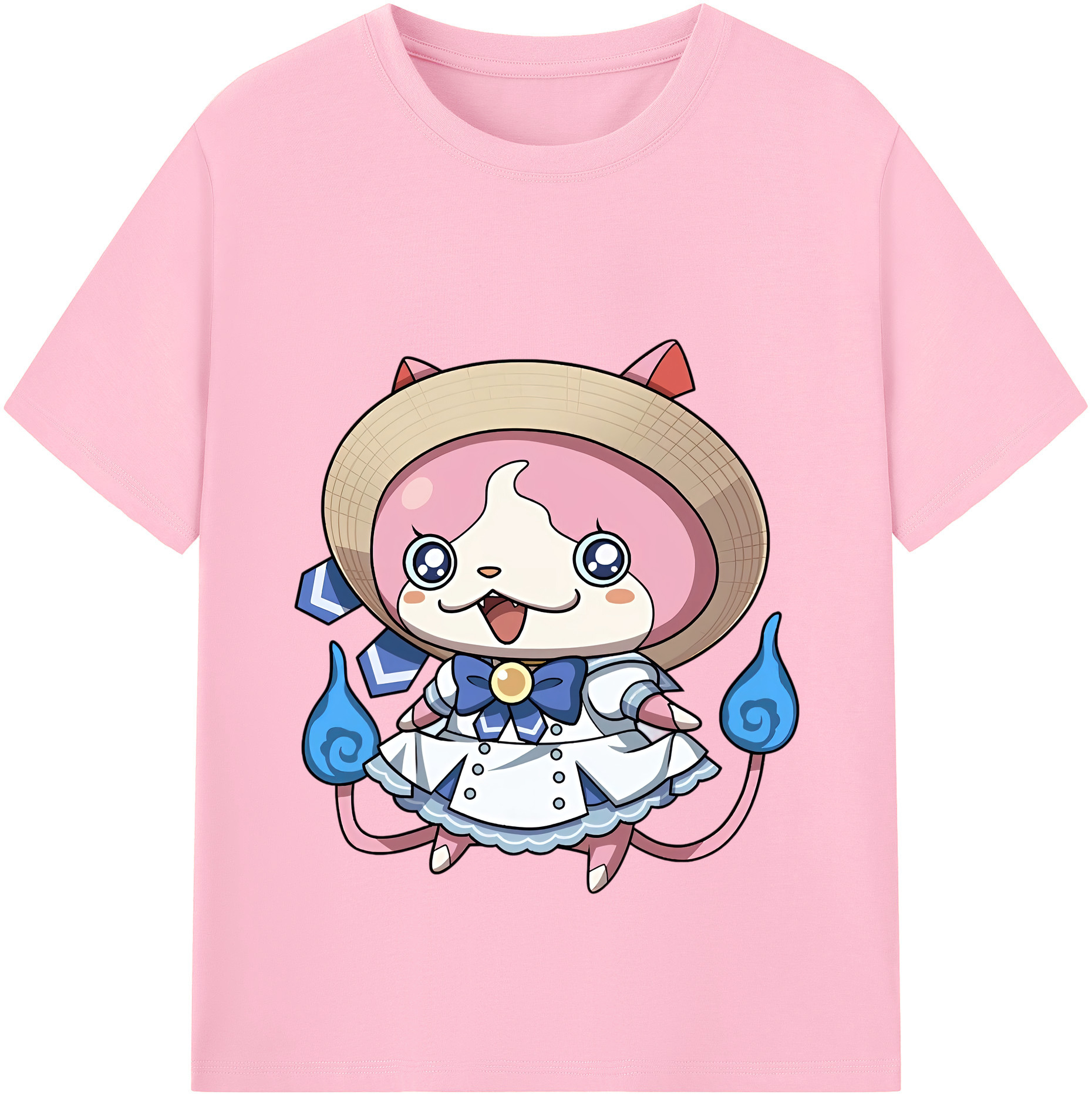 （画像用） 妖怪ウォッチ Yo-kai Watch 綿100％半袖Tシャツ（フロントプリント）