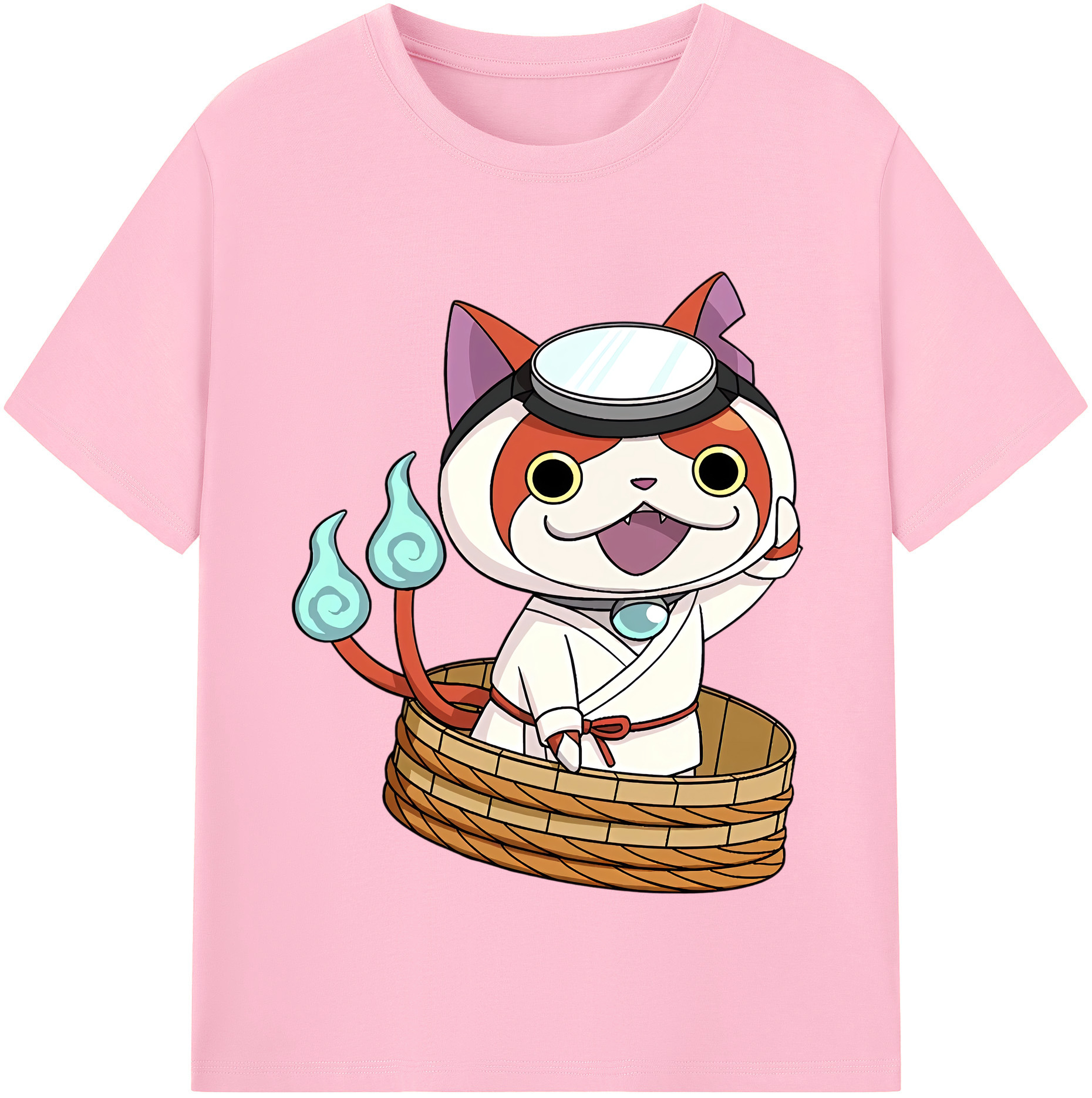 （画像用） 妖怪ウォッチ Yo-kai Watch 綿100％半袖Tシャツ（フロントプリント）