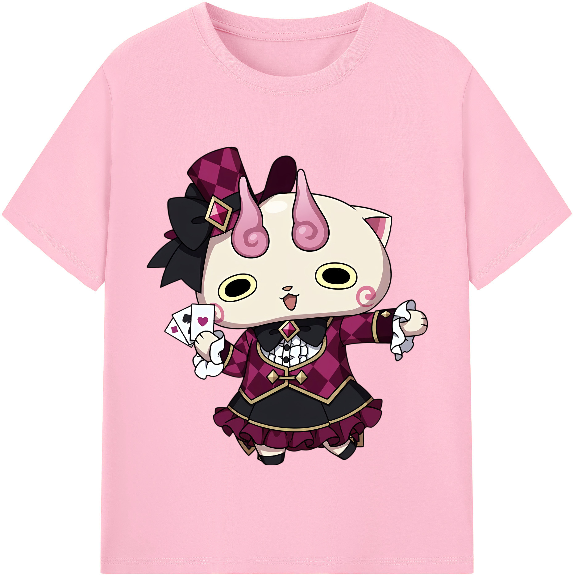 （画像用） 妖怪ウォッチ Yo-kai Watch 綿100％半袖Tシャツ（フロントプリント）