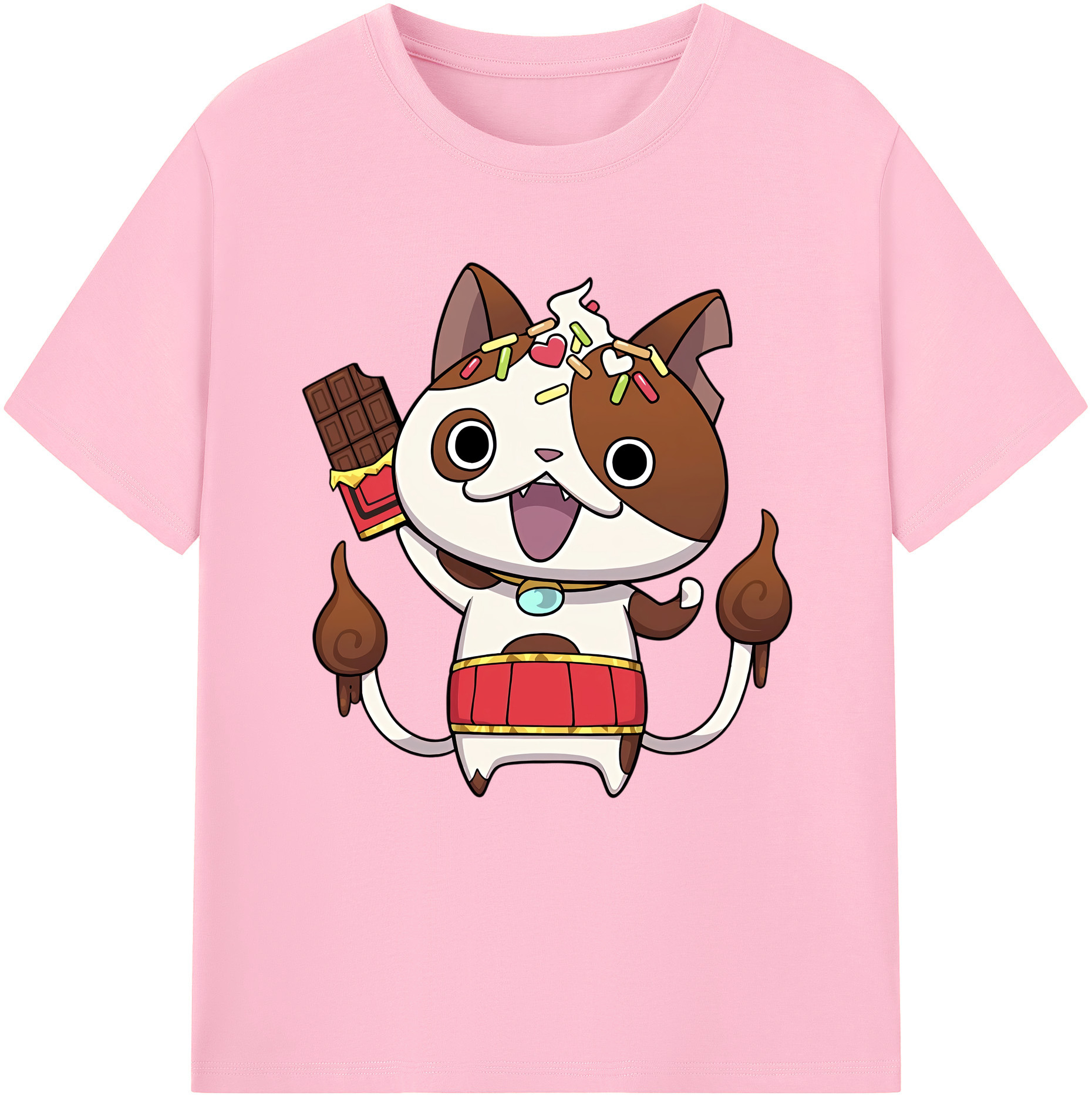 （画像用） 妖怪ウォッチ Yo-kai Watch 綿100％半袖Tシャツ（フロントプリント）