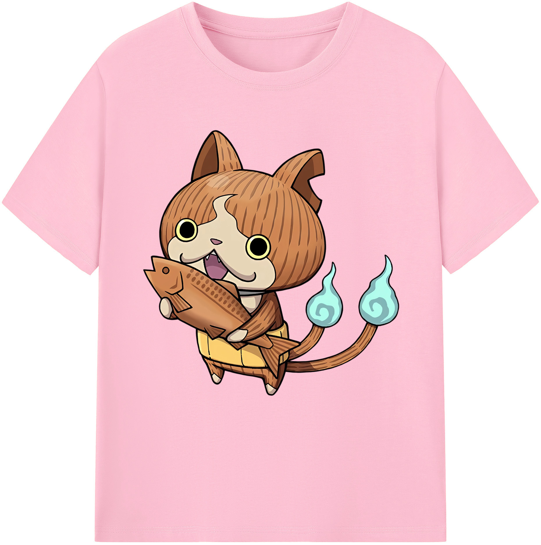 （画像用） 妖怪ウォッチ Yo-kai Watch 綿100％半袖Tシャツ（フロントプリント）