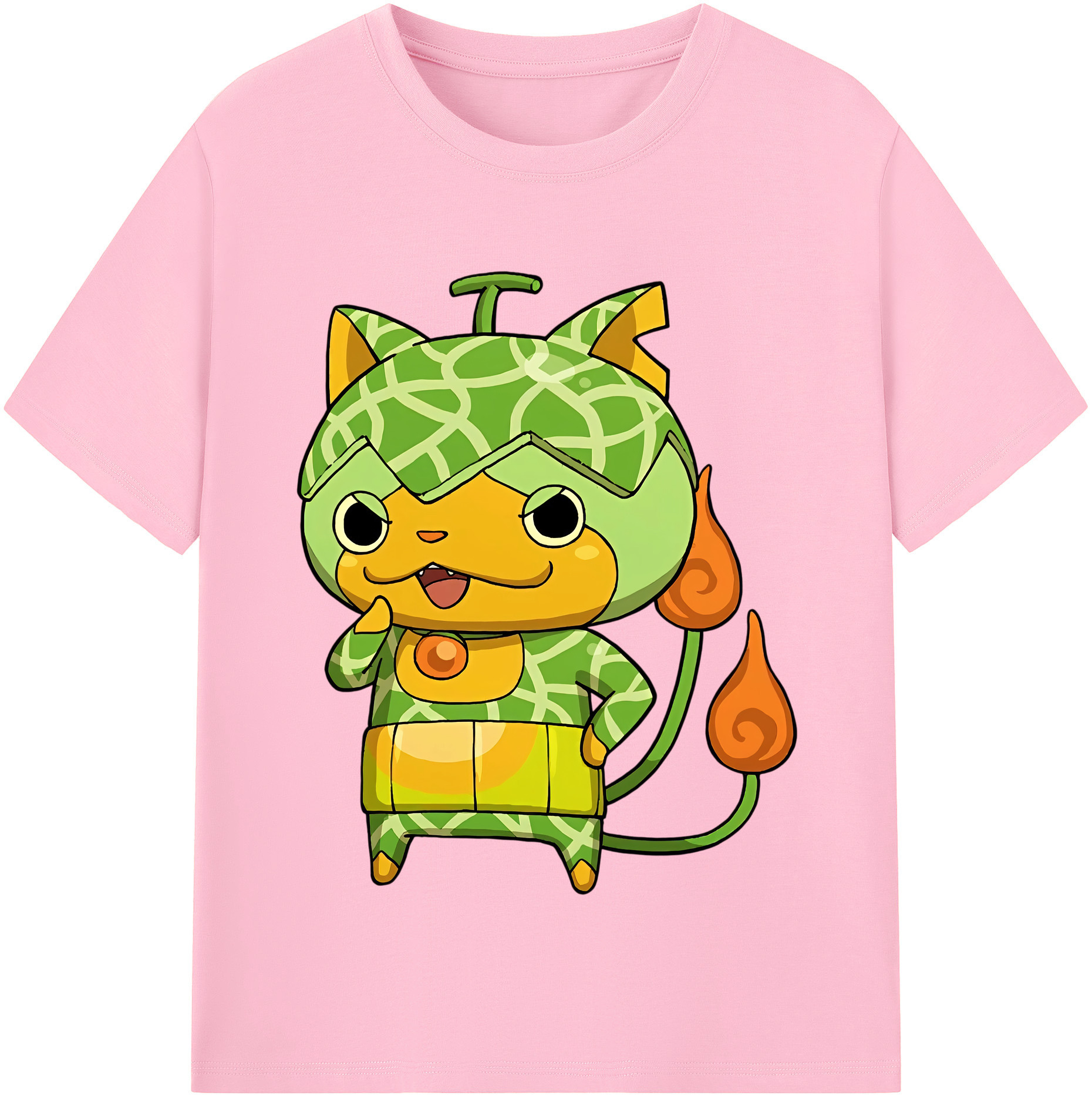 （画像用） 妖怪ウォッチ Yo-kai Watch 綿100％半袖Tシャツ（フロントプリント）