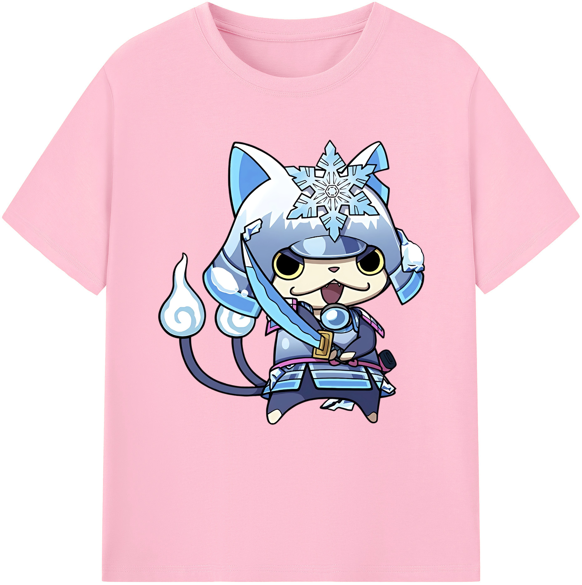 （画像用） 妖怪ウォッチ Yo-kai Watch 綿100％半袖Tシャツ（フロントプリント）