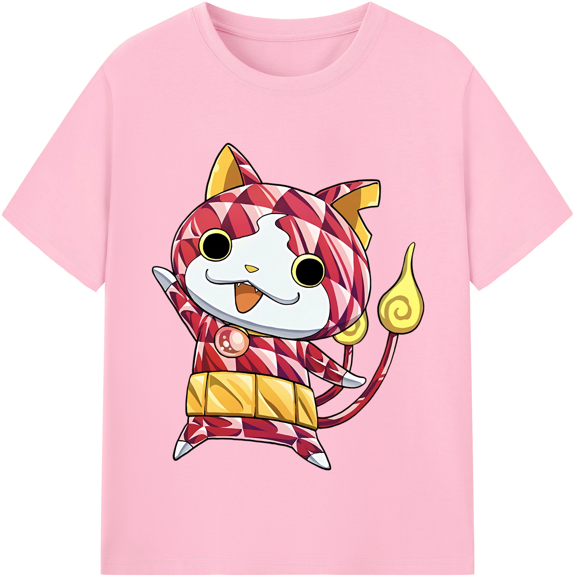 （画像用） 妖怪ウォッチ Yo-kai Watch 綿100％半袖Tシャツ（フロントプリント）