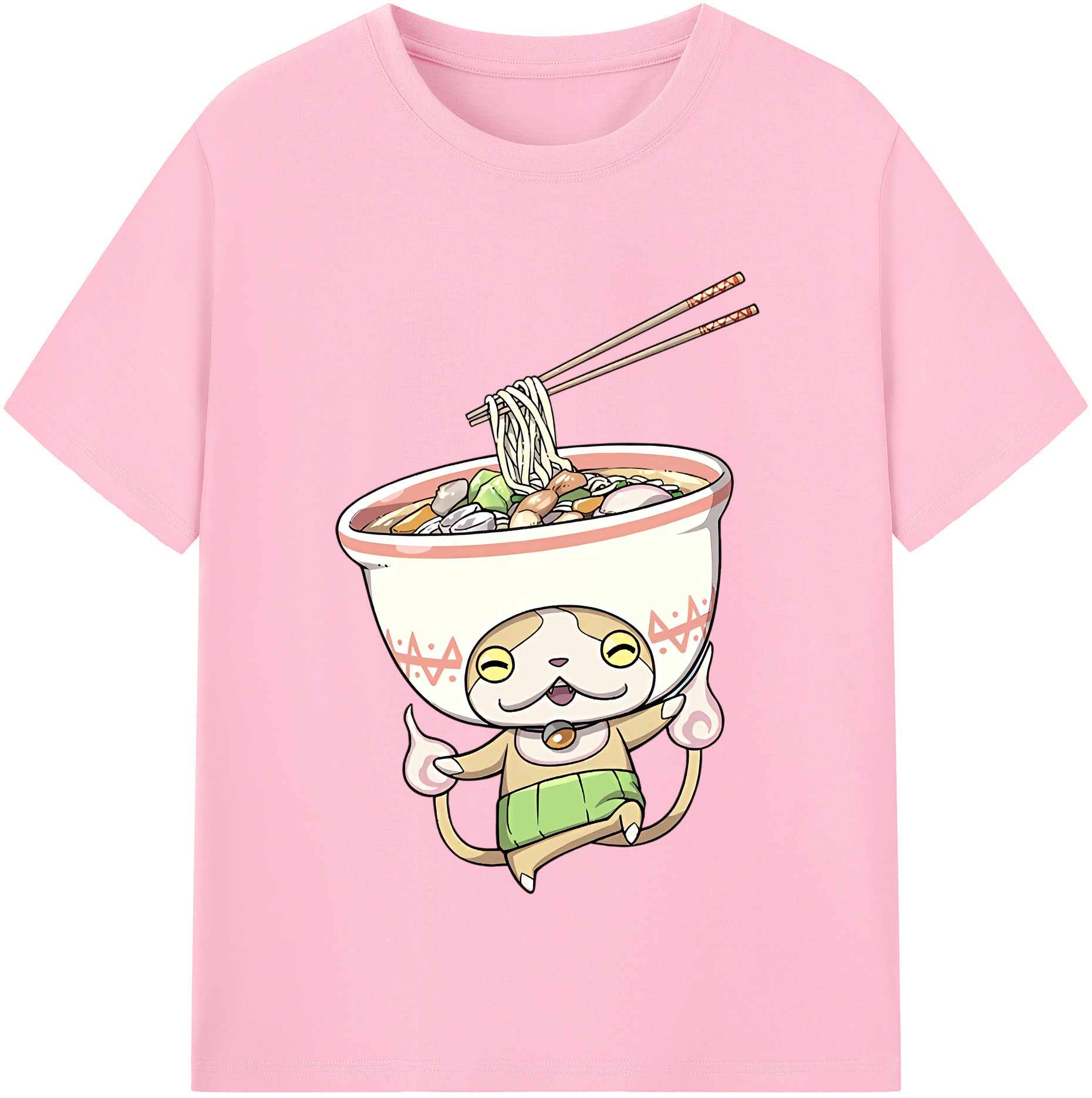 （画像用） 妖怪ウォッチ Yo-kai Watch 綿100％半袖Tシャツ（フロントプリント）
