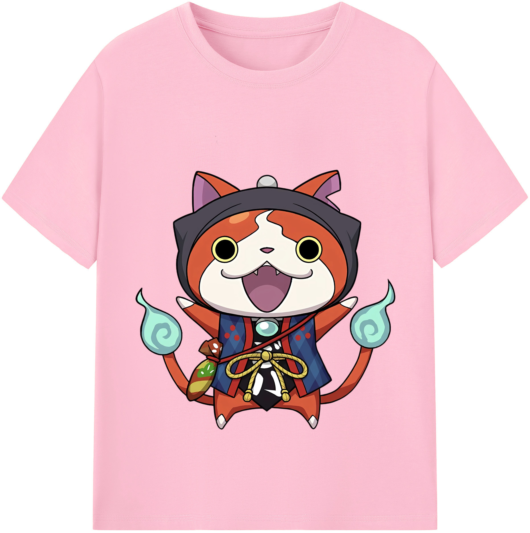 （画像用） 妖怪ウォッチ Yo-kai Watch 綿100％半袖Tシャツ（フロントプリント）