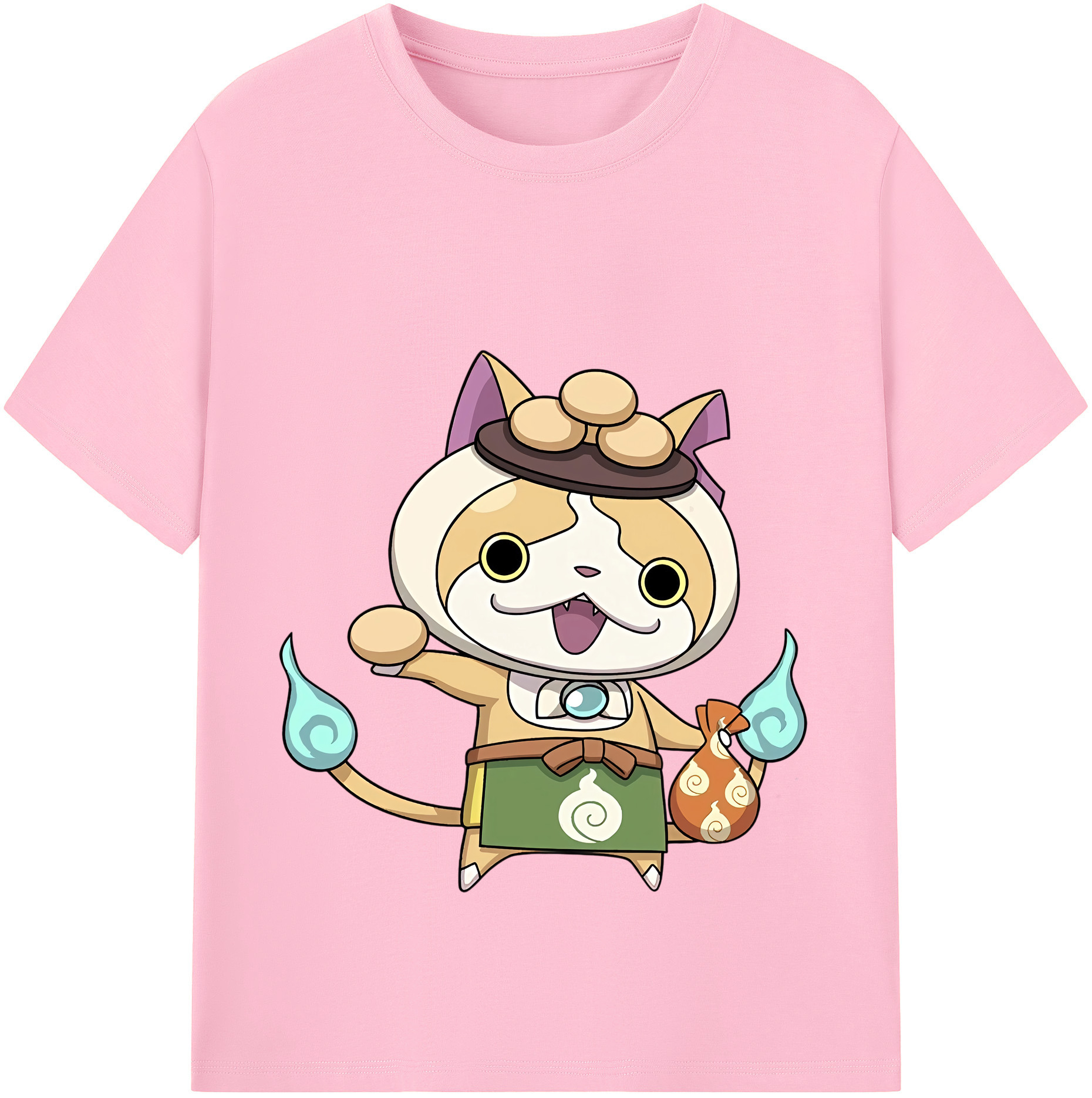 （画像用） 妖怪ウォッチ Yo-kai Watch 綿100％半袖Tシャツ（フロントプリント）