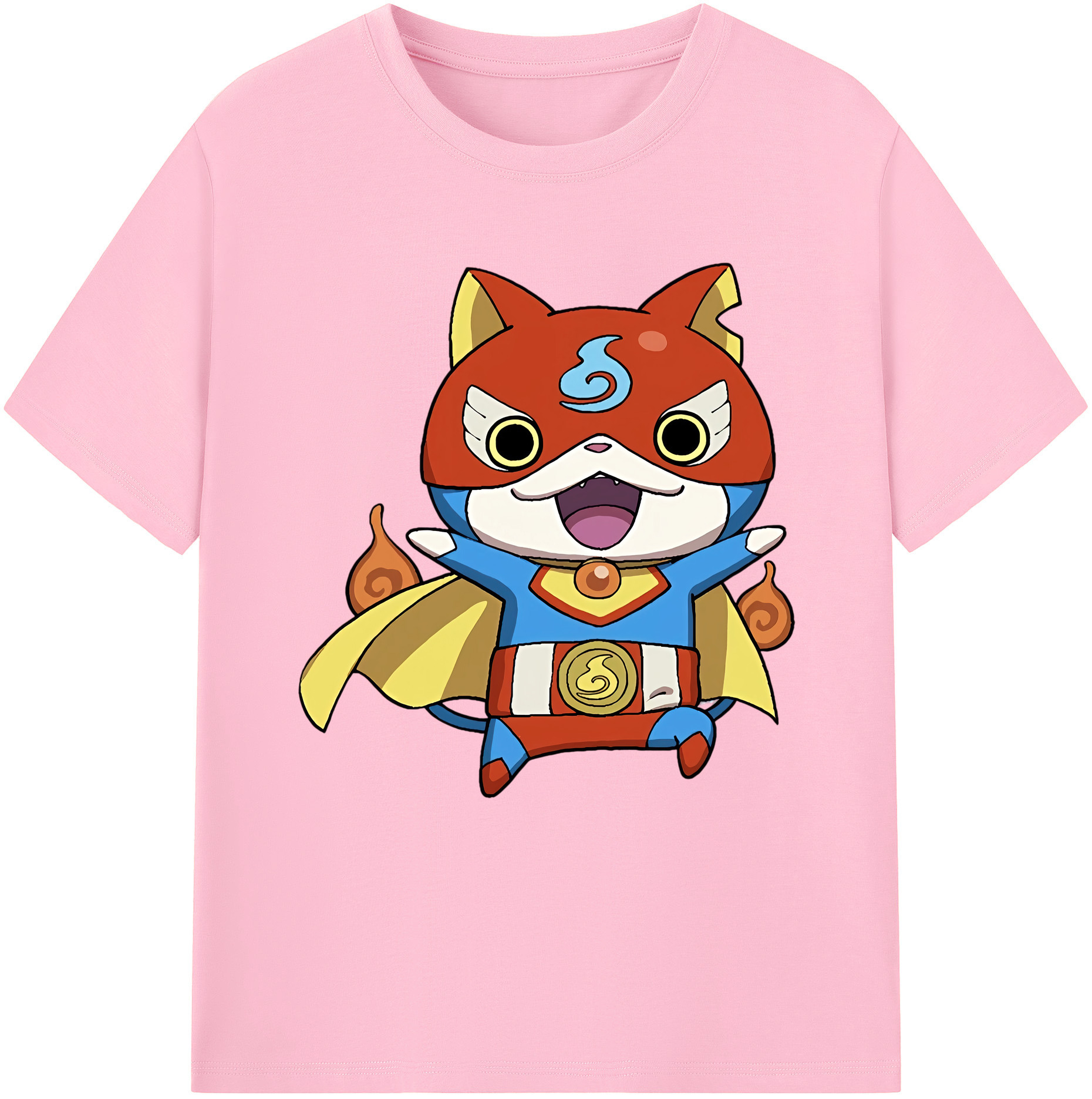 （画像用） 妖怪ウォッチ Yo-kai Watch 綿100％半袖Tシャツ（フロントプリント）