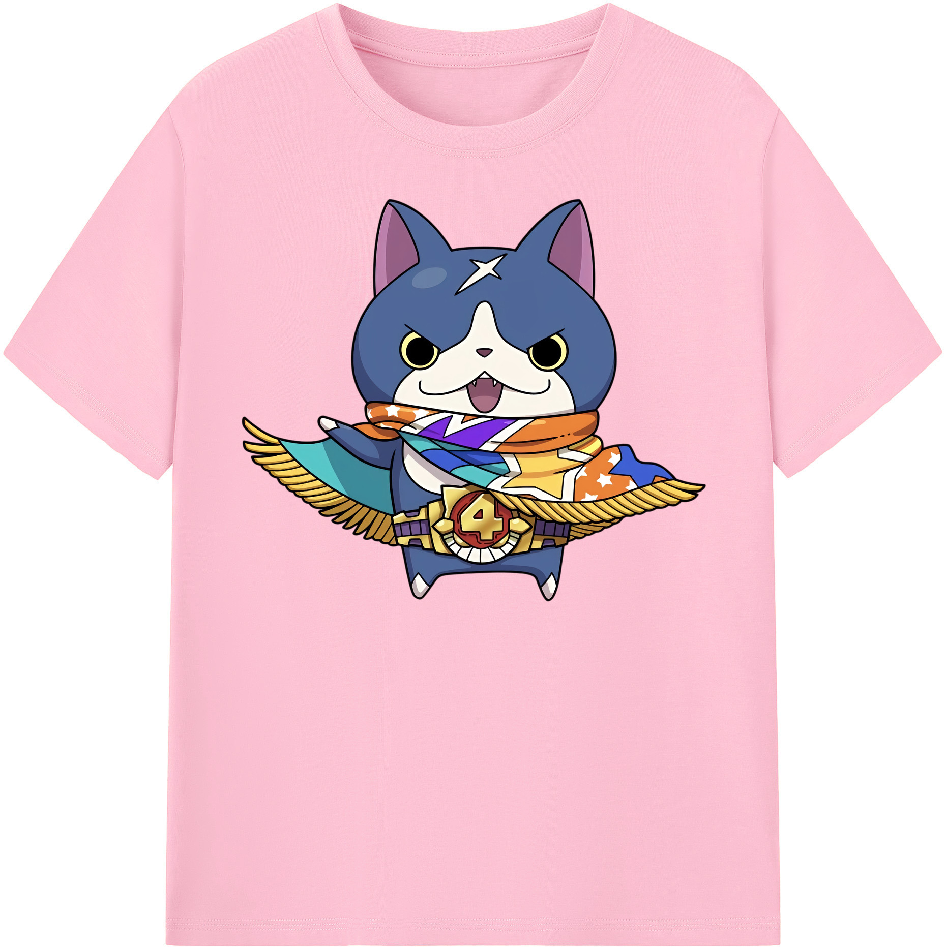 （画像用） 妖怪ウォッチ Yo-kai Watch 綿100％半袖Tシャツ（フロントプリント）