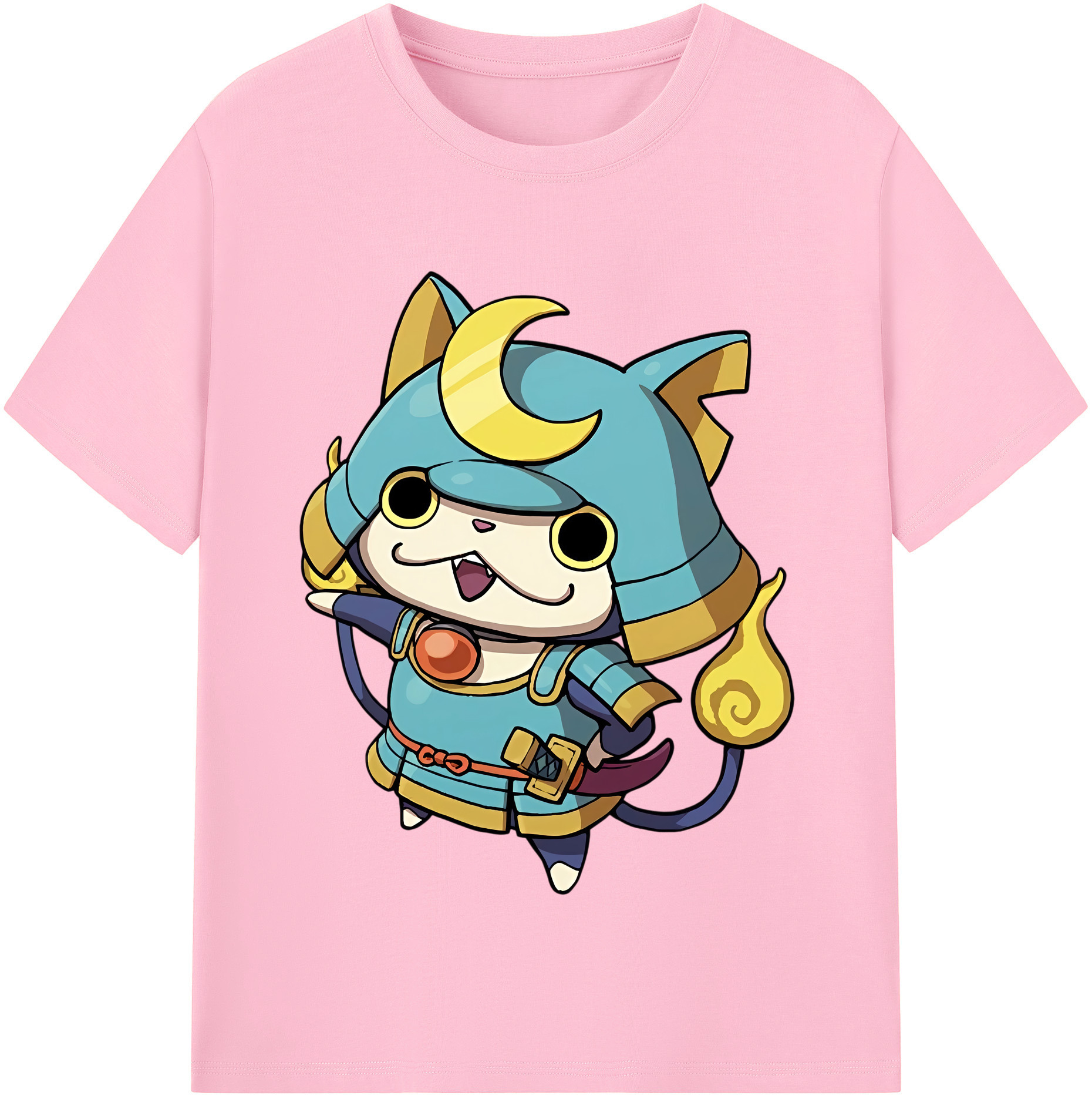 （画像用） 妖怪ウォッチ Yo-kai Watch 綿100％半袖Tシャツ（フロントプリント）