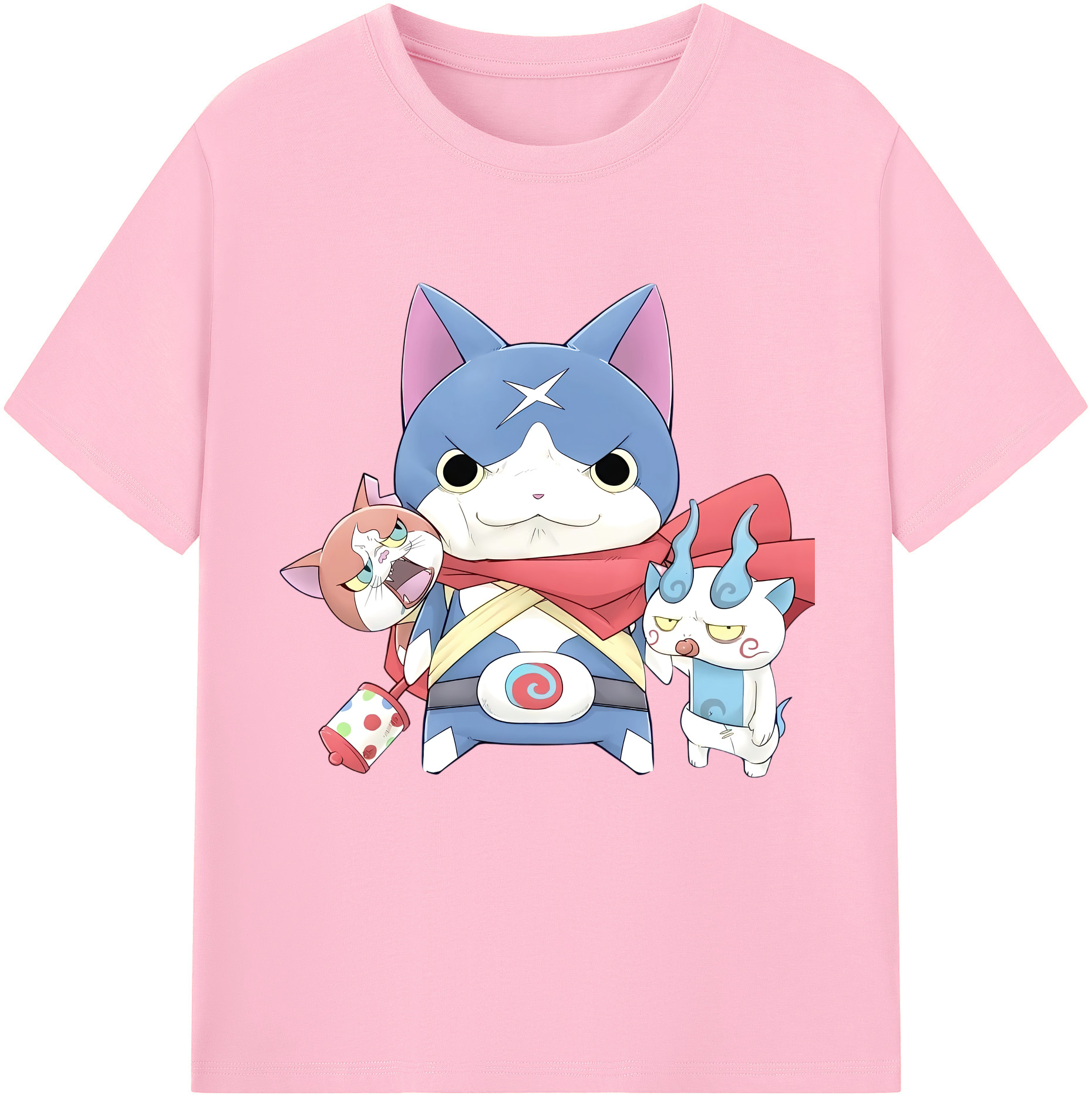 （画像用） 妖怪ウォッチ Yo-kai Watch 綿100％半袖Tシャツ（フロントプリント）