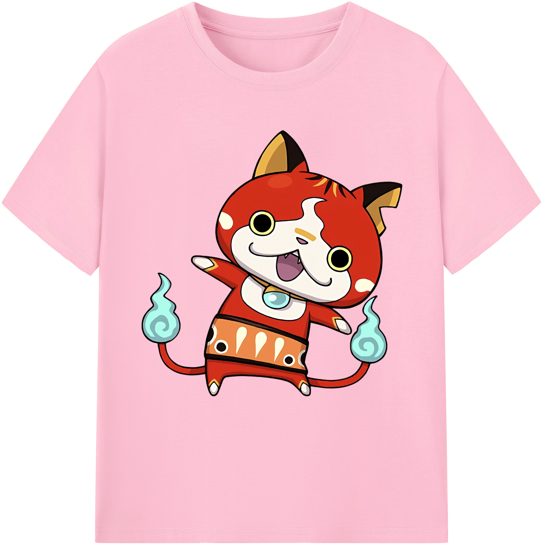 （画像用） 妖怪ウォッチ Yo-kai Watch 綿100％半袖Tシャツ（フロントプリント）