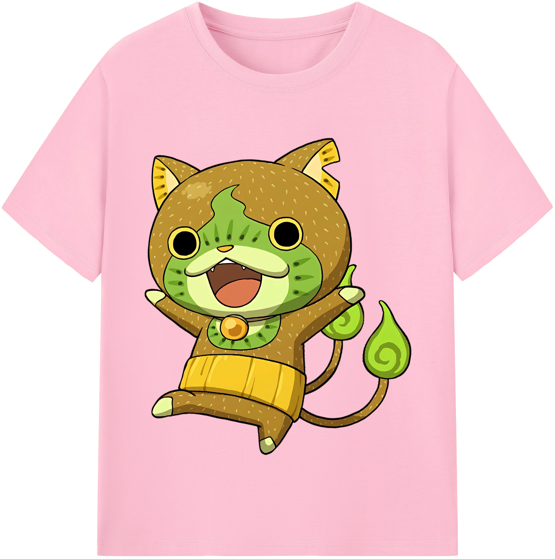 （画像用） 妖怪ウォッチ Yo-kai Watch 綿100％半袖Tシャツ（フロントプリント）