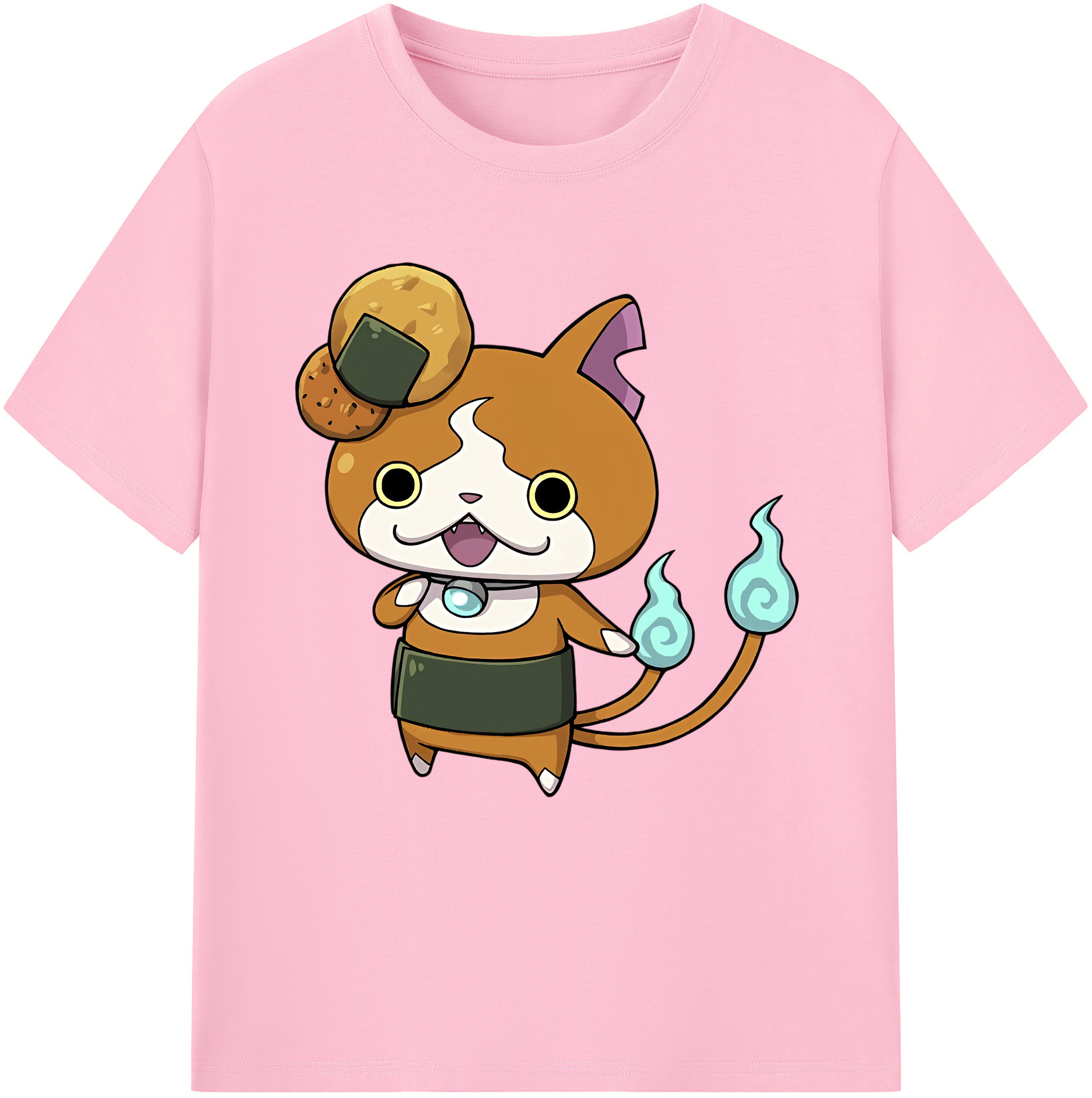 （画像用） 妖怪ウォッチ Yo-kai Watch 綿100％半袖Tシャツ（フロントプリント）