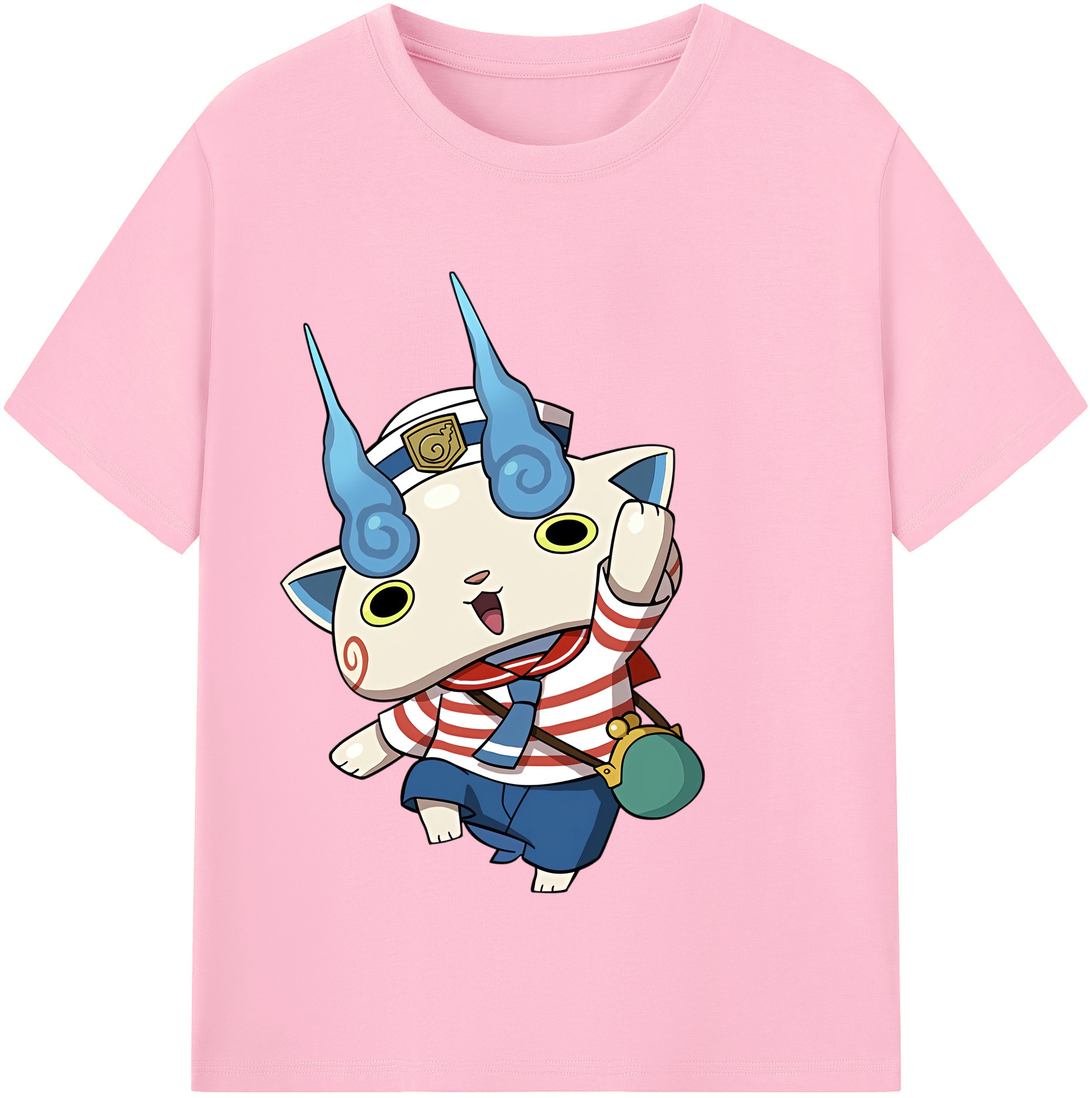 （画像用） 妖怪ウォッチ Yo-kai Watch 綿100％半袖Tシャツ（フロントプリント）